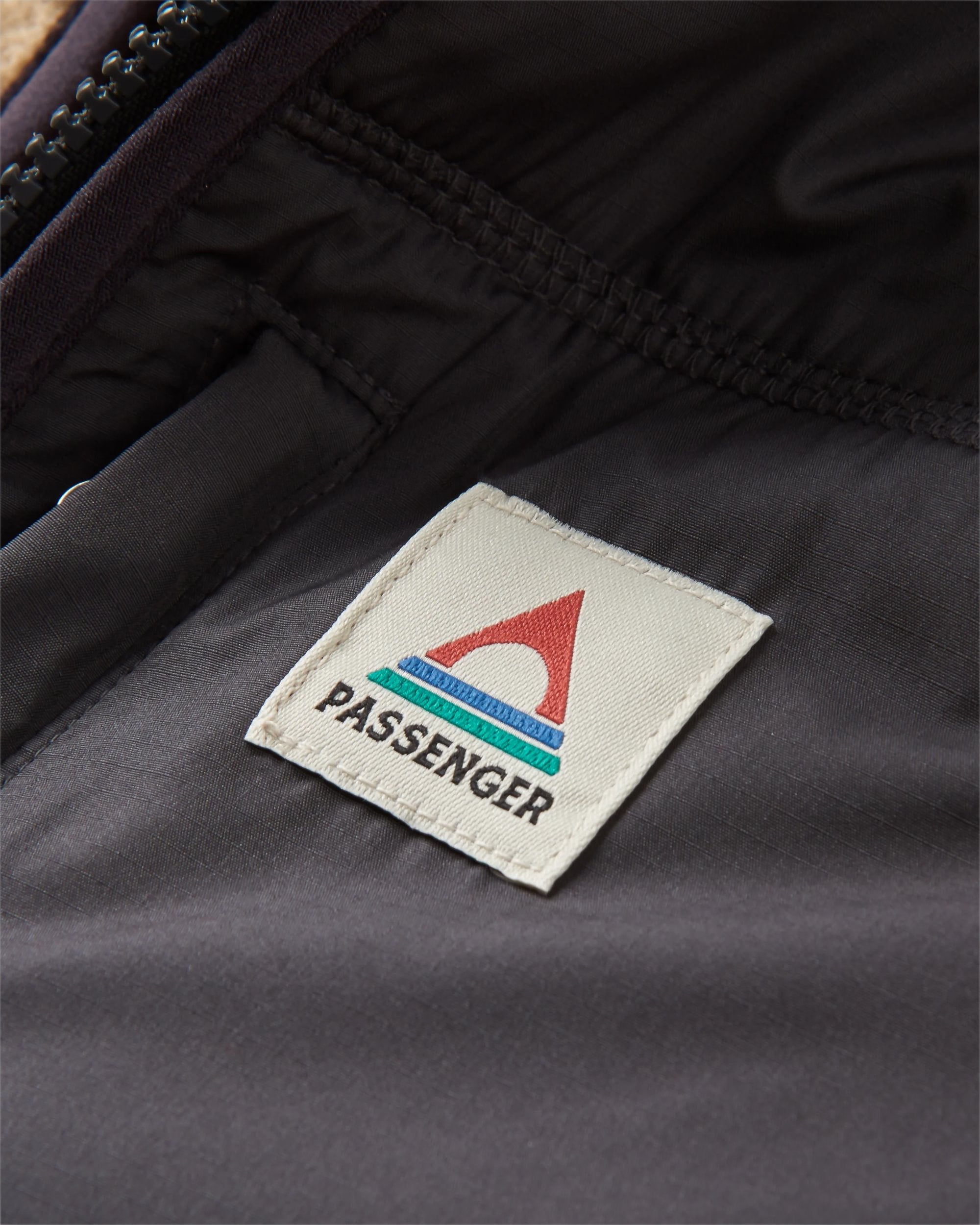 Offgrid 1/2 Zip Recycled Sherpa Fleece - Biscuit - Flatlay