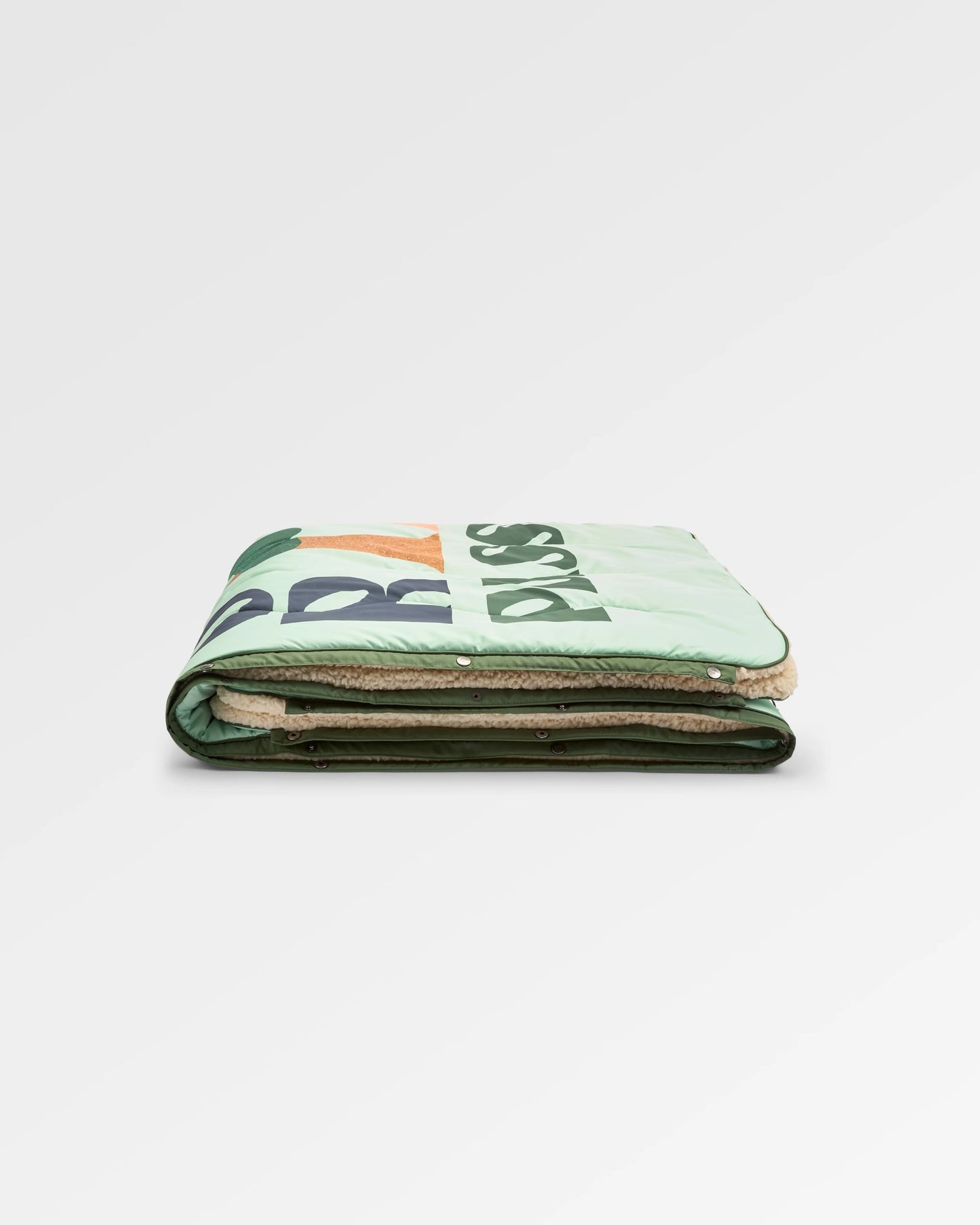 Cabin Recycled Sherpa Blanket - Spearmint