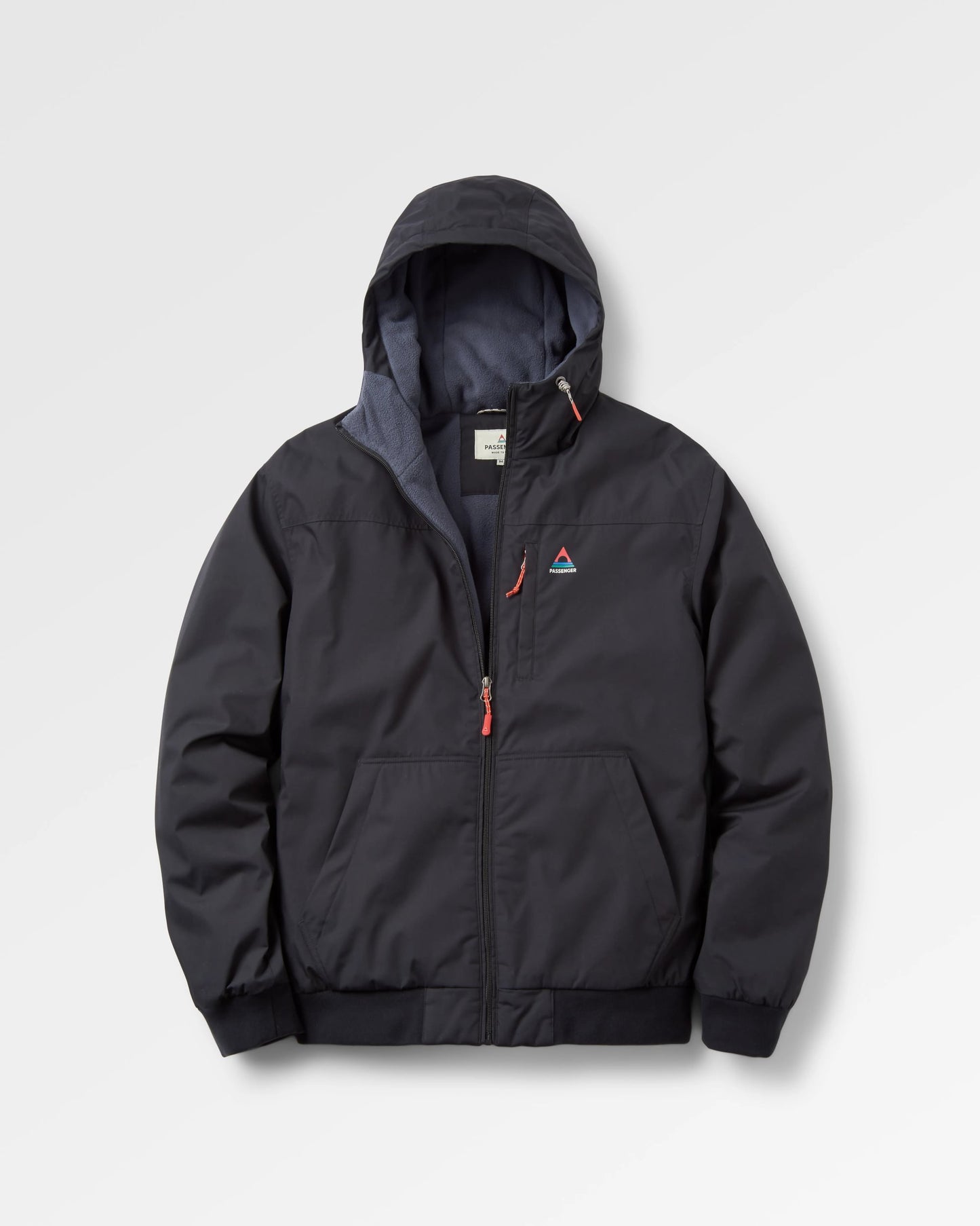 Bundoran Recycled Jacket - Black - Flatlay