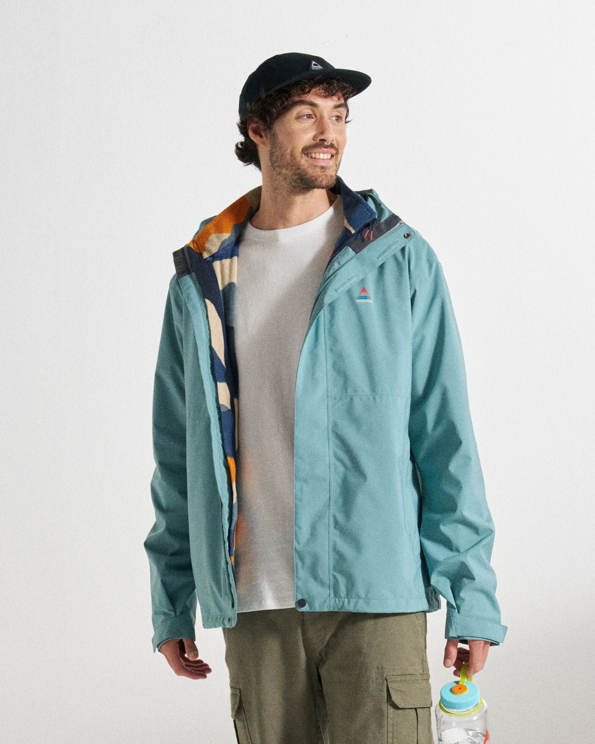 Graniteridge Recycled Waterproof 3 in 1 Jacket - Arctic - Studio Model