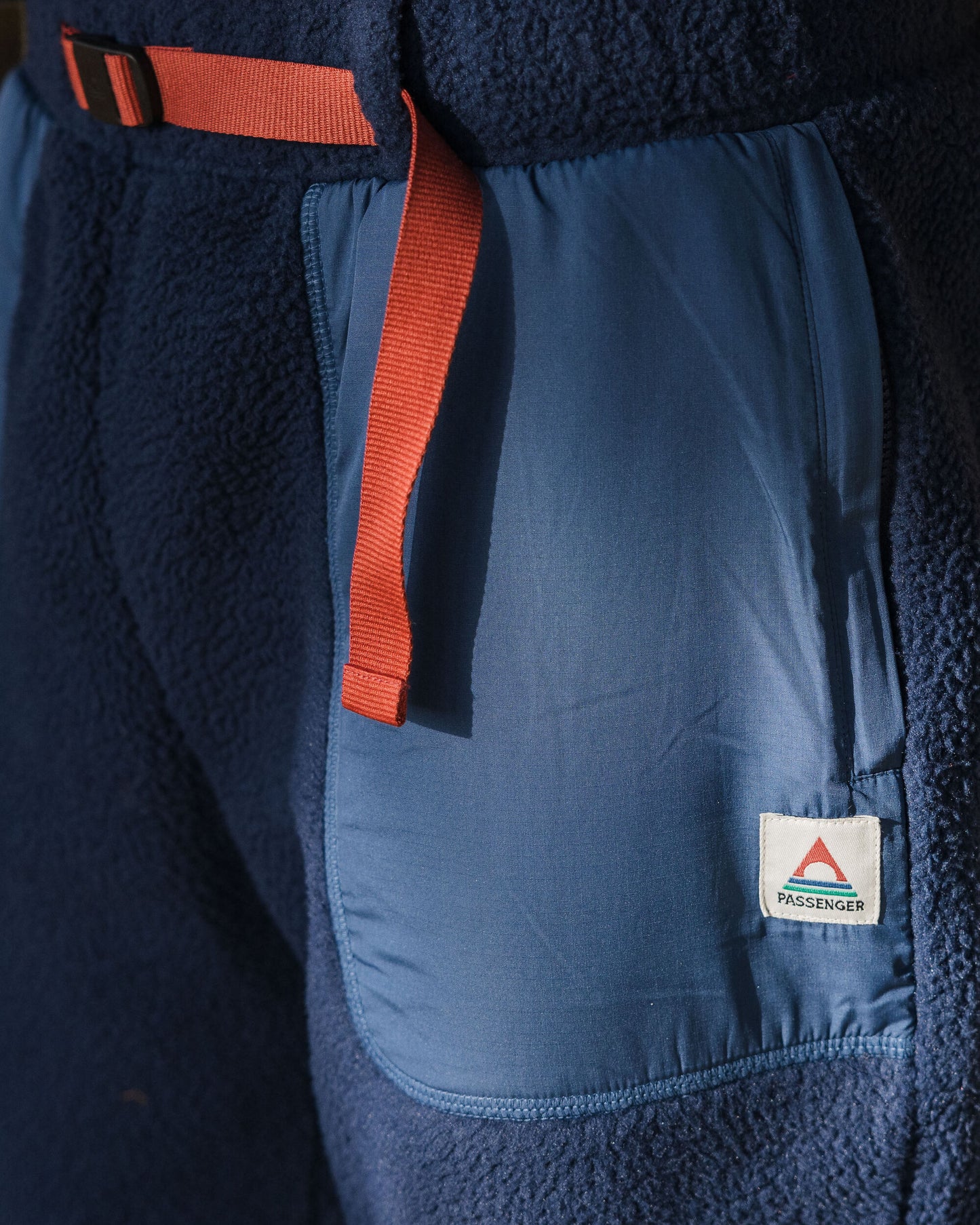 Offgrid Recycled Sherpa Fleece Jogger - Rich Navy - Lifestyle