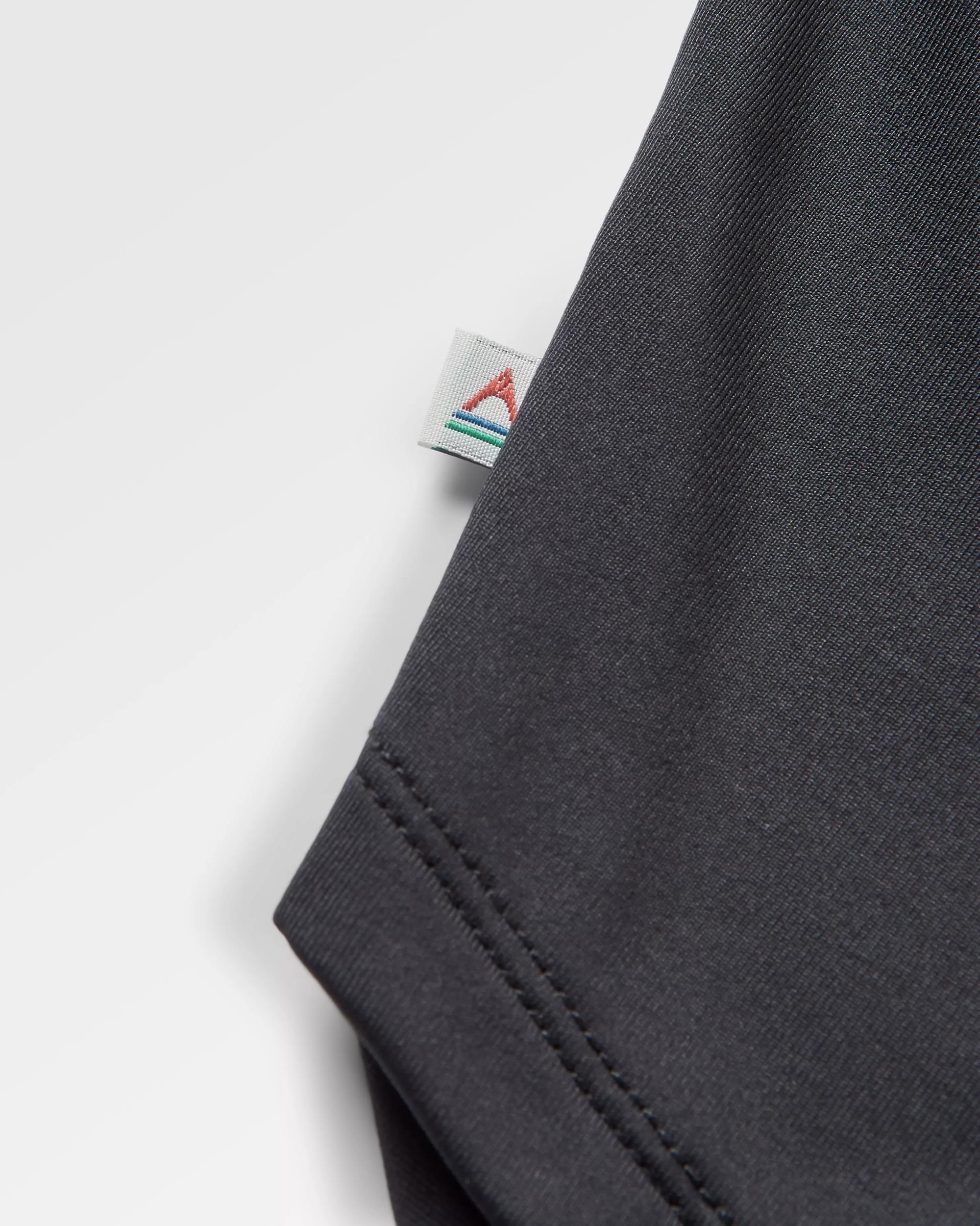 Hatha Recycled Active Top - Black - Flatlay