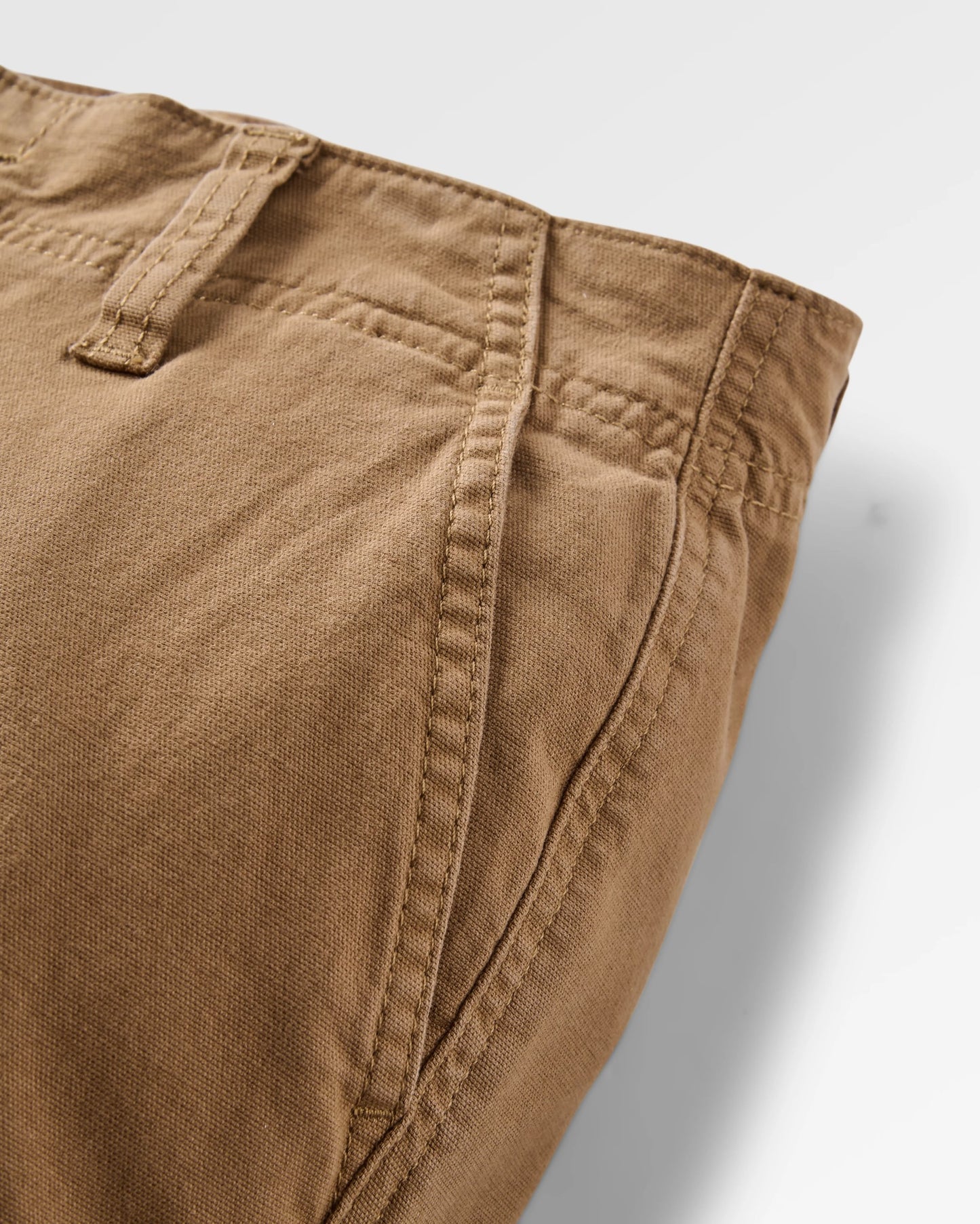 Lakeside Cargo Trouser - Caramel - Flatlay