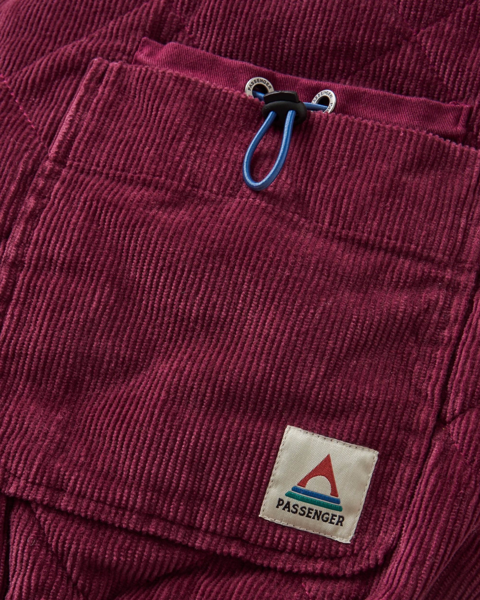 Lucia Cord Jacket - Fig - Flatlay