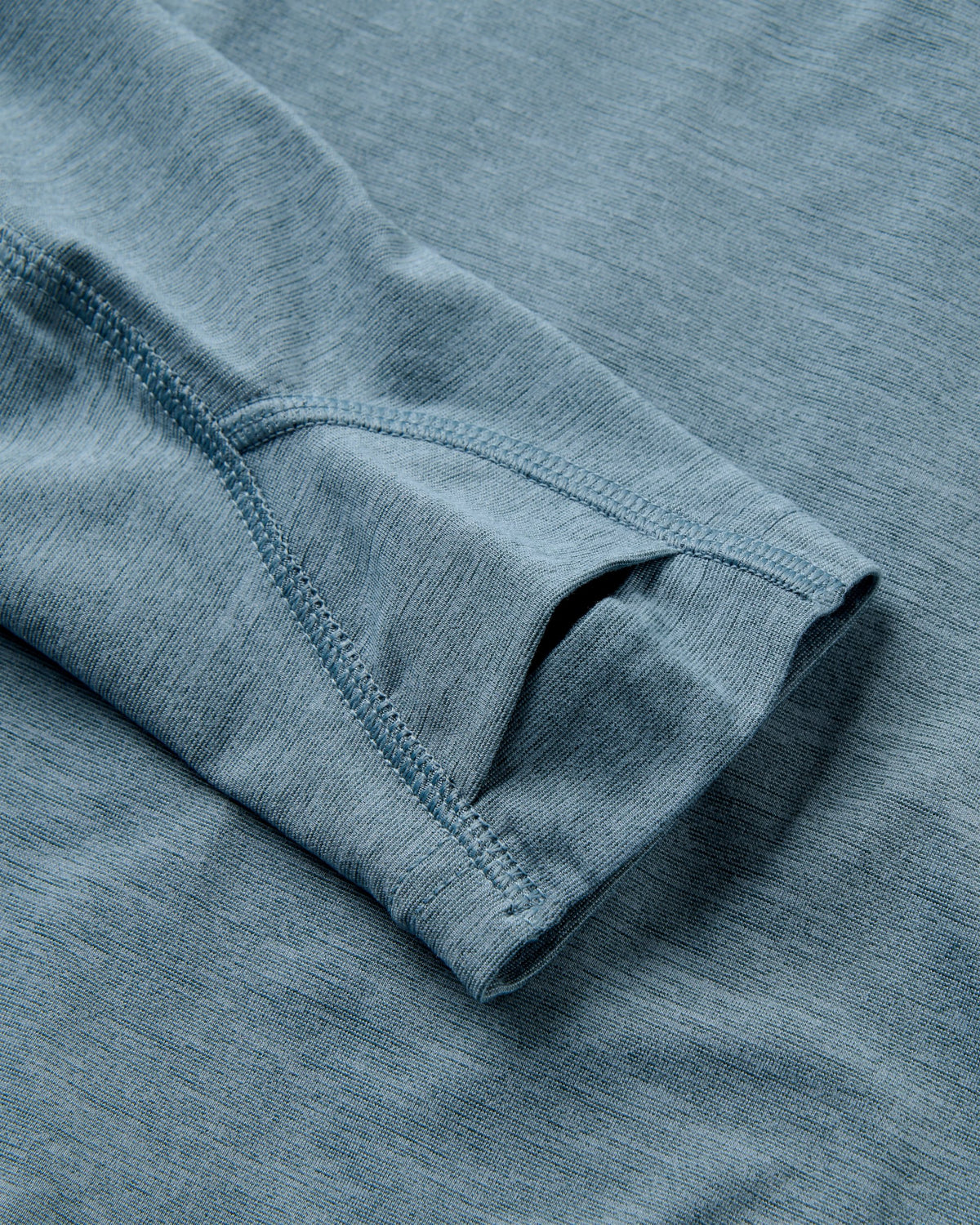 Sunvale Lightweight UPF50 Hoodie - Storm Grey Marl - Flatlay