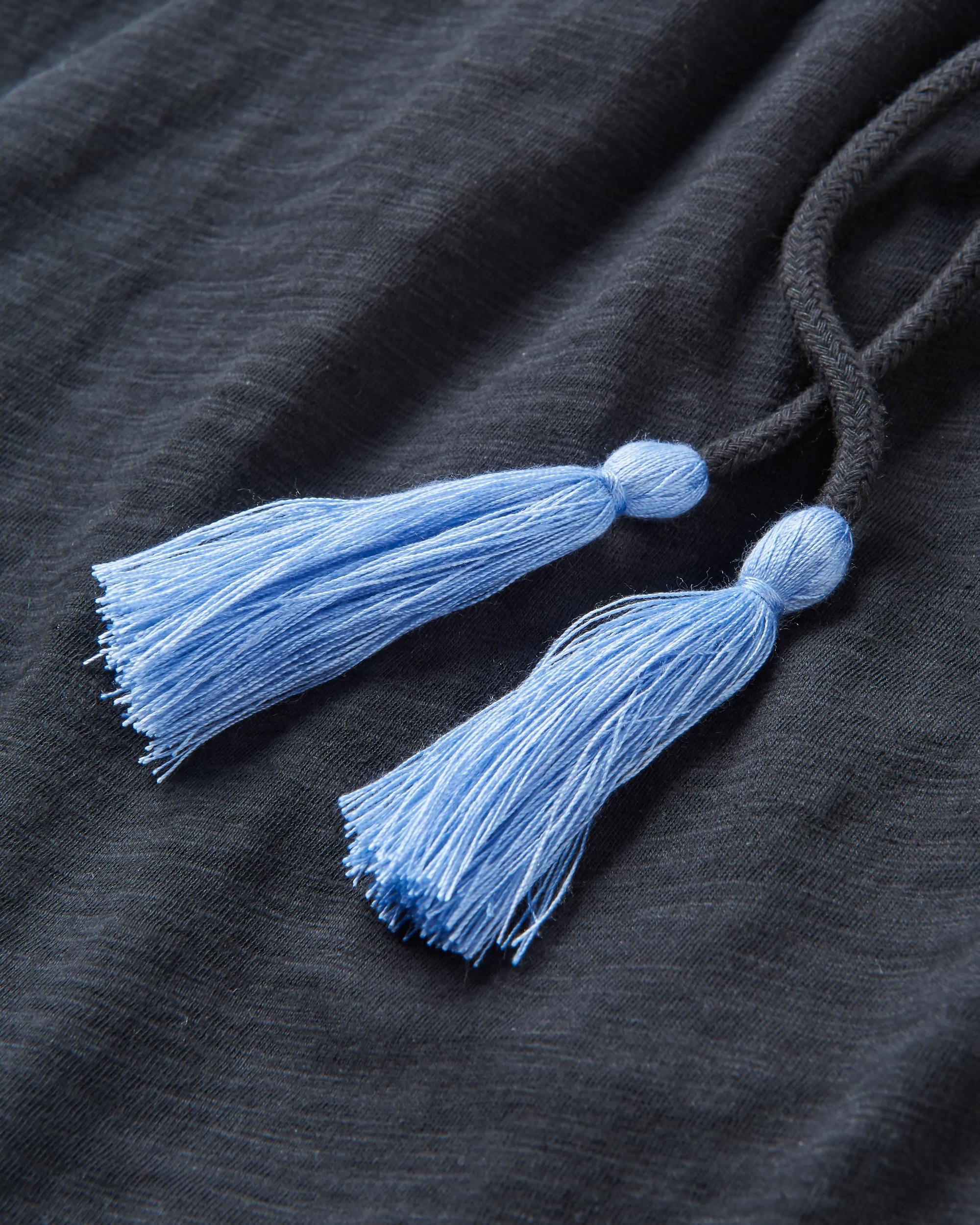 Rivergate Recycled Cotton Dress - Black - Flatlay