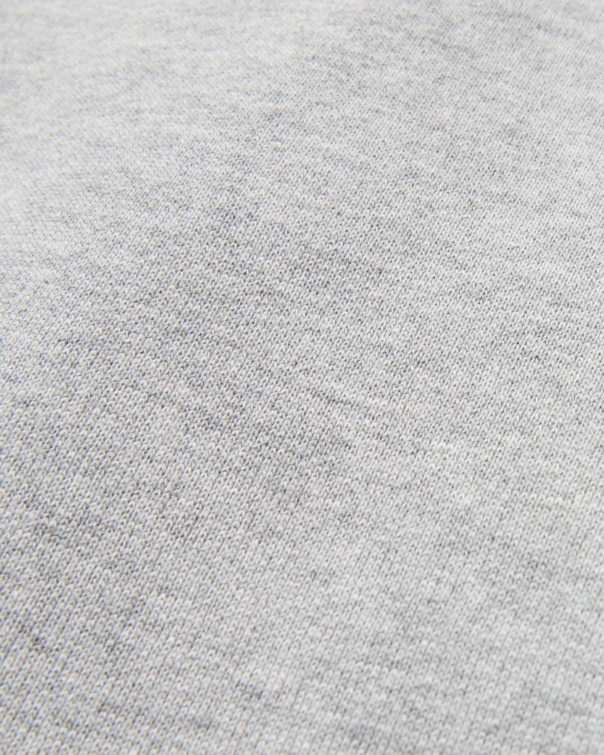 Odyssey Organic Cotton Sweatshirt - Mid Grey Marl - Flatlay