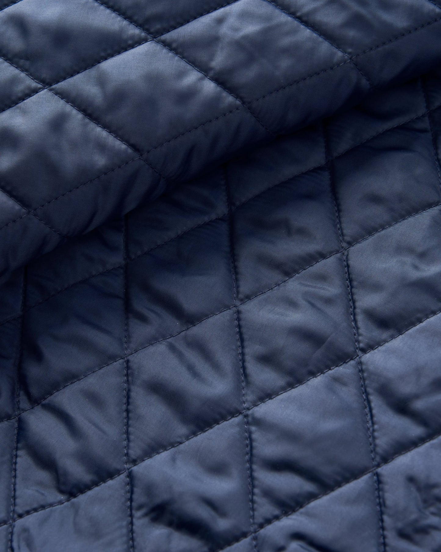 Falcon Organic Cotton Jacket - Tidal Blue Check - Flatlay