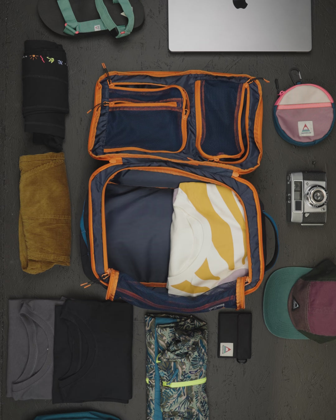 Stratos Duffel Backpack - Black -