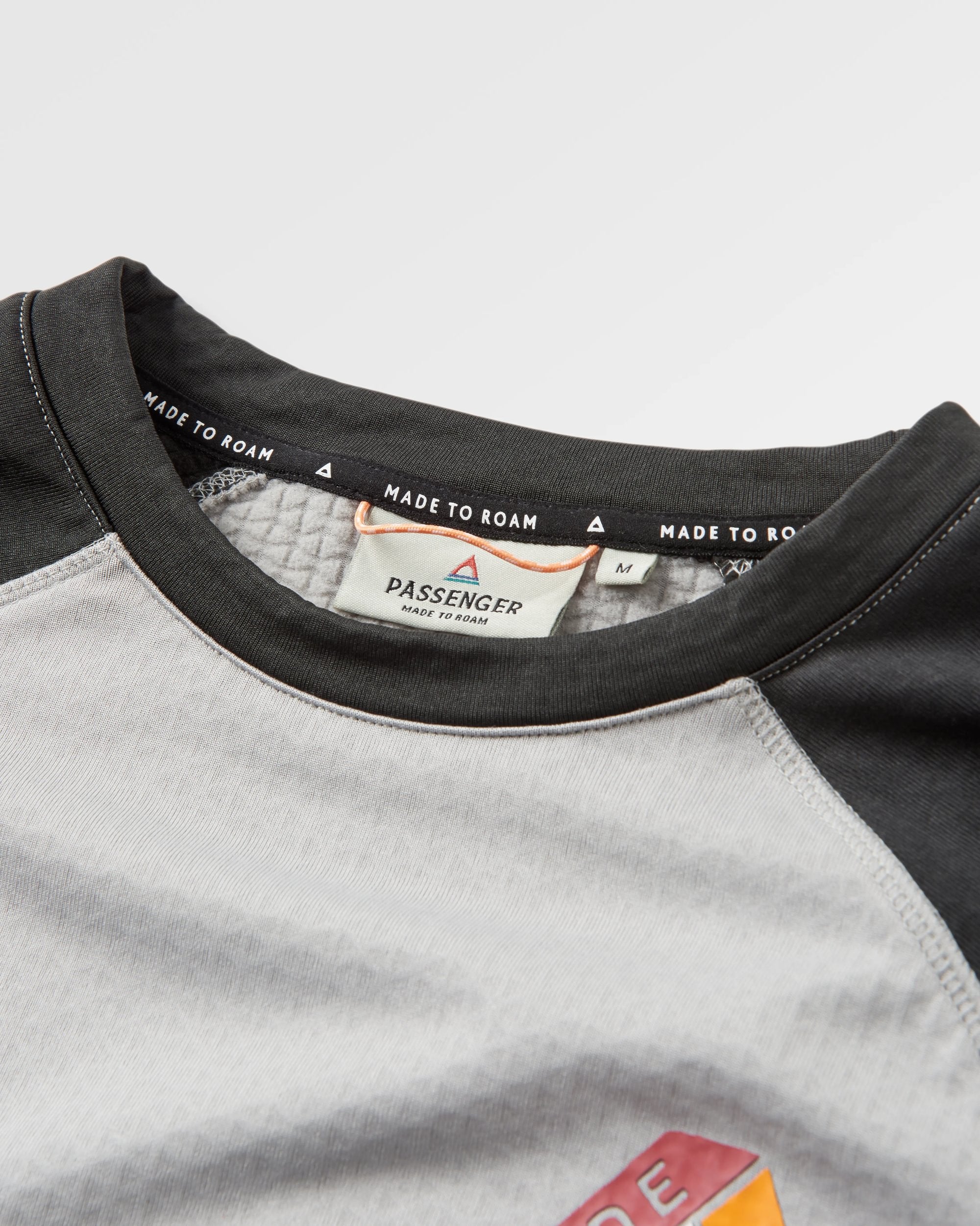 Atlantis Recycled Base Layer LS T-Shirt - Black/Grey Marl - Flatlay