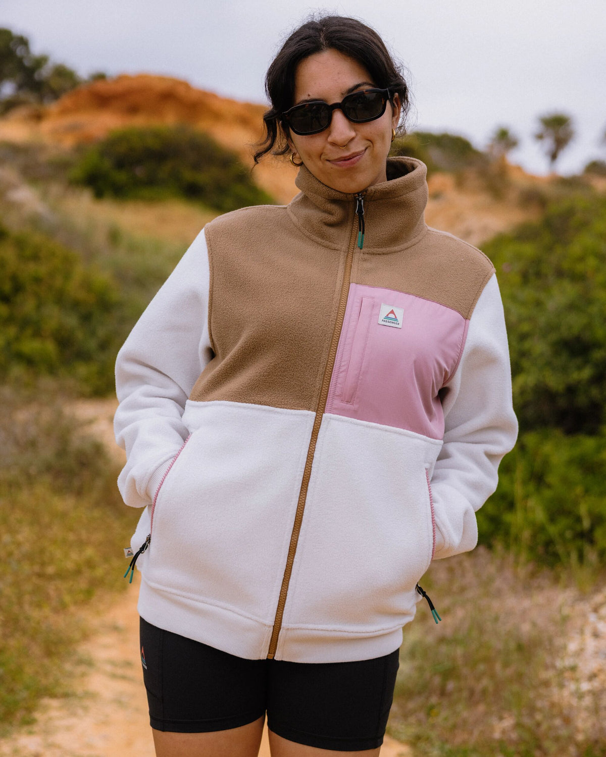 Caspian Polar Fleece - White Sand - Lifestyle