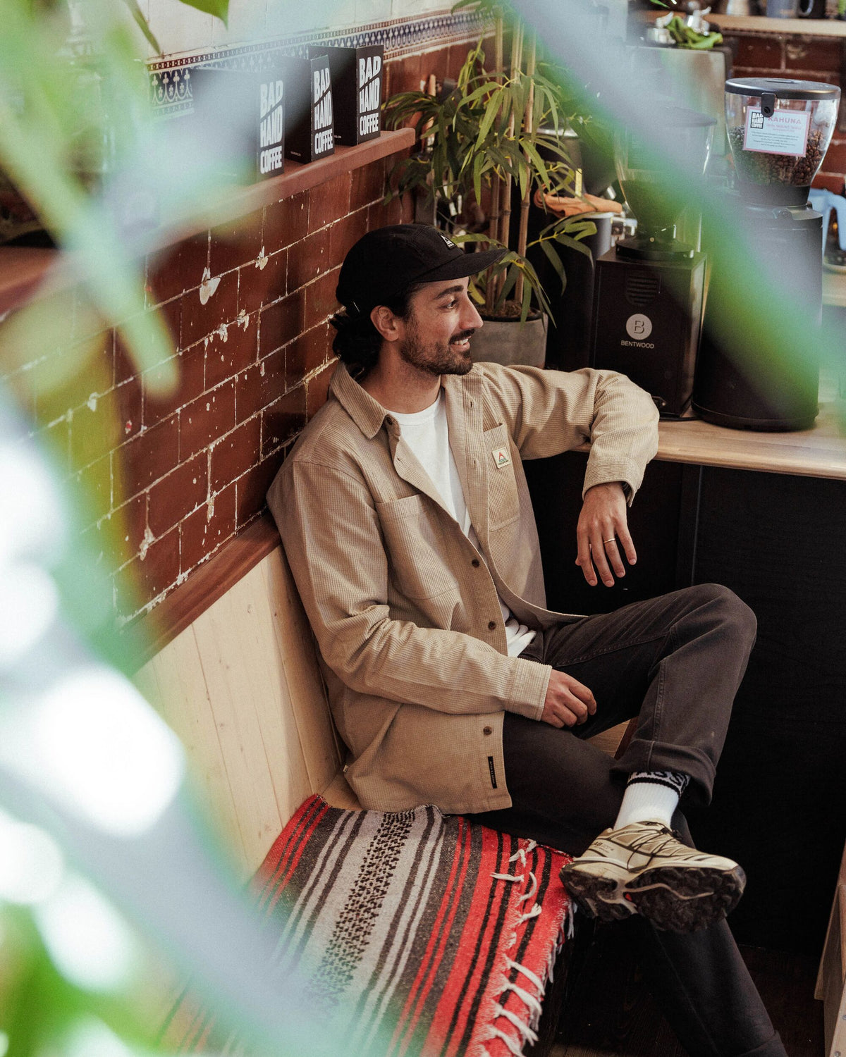 Backcountry Grid Cord Shirt - Simply Taupe - Lifestyle