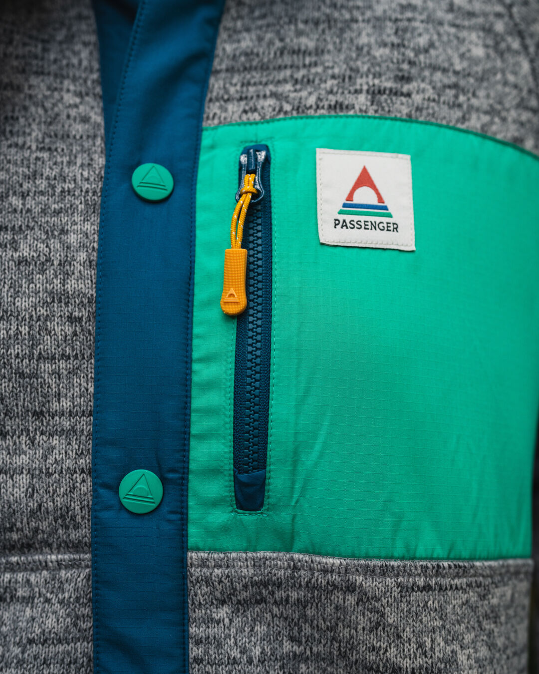 Women's Amber Recycled Polartec® Fleece - Grey Marl - Lifestyle