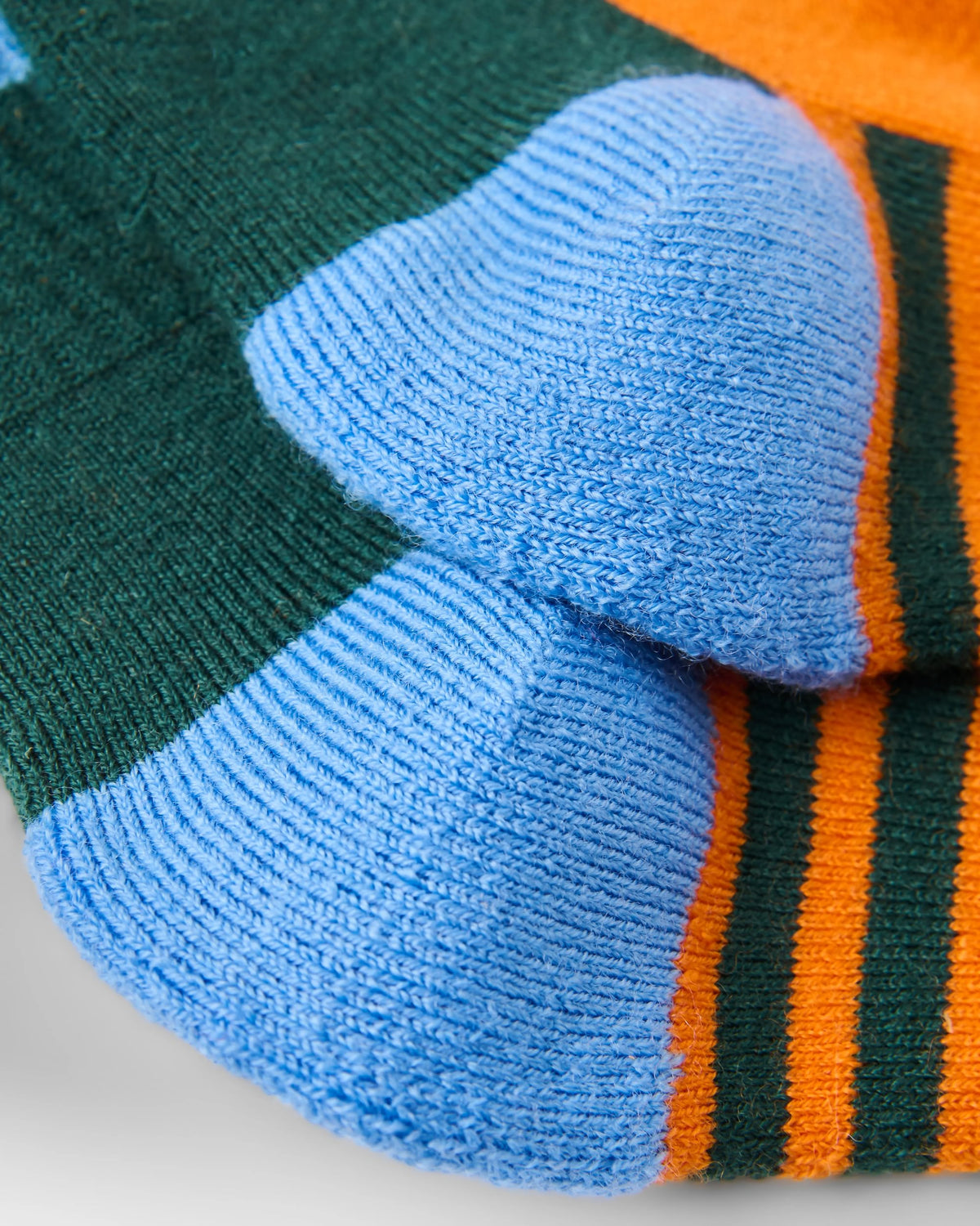 Tillamock Merino Active Quarter Sock - Bright Orange - Flatlay