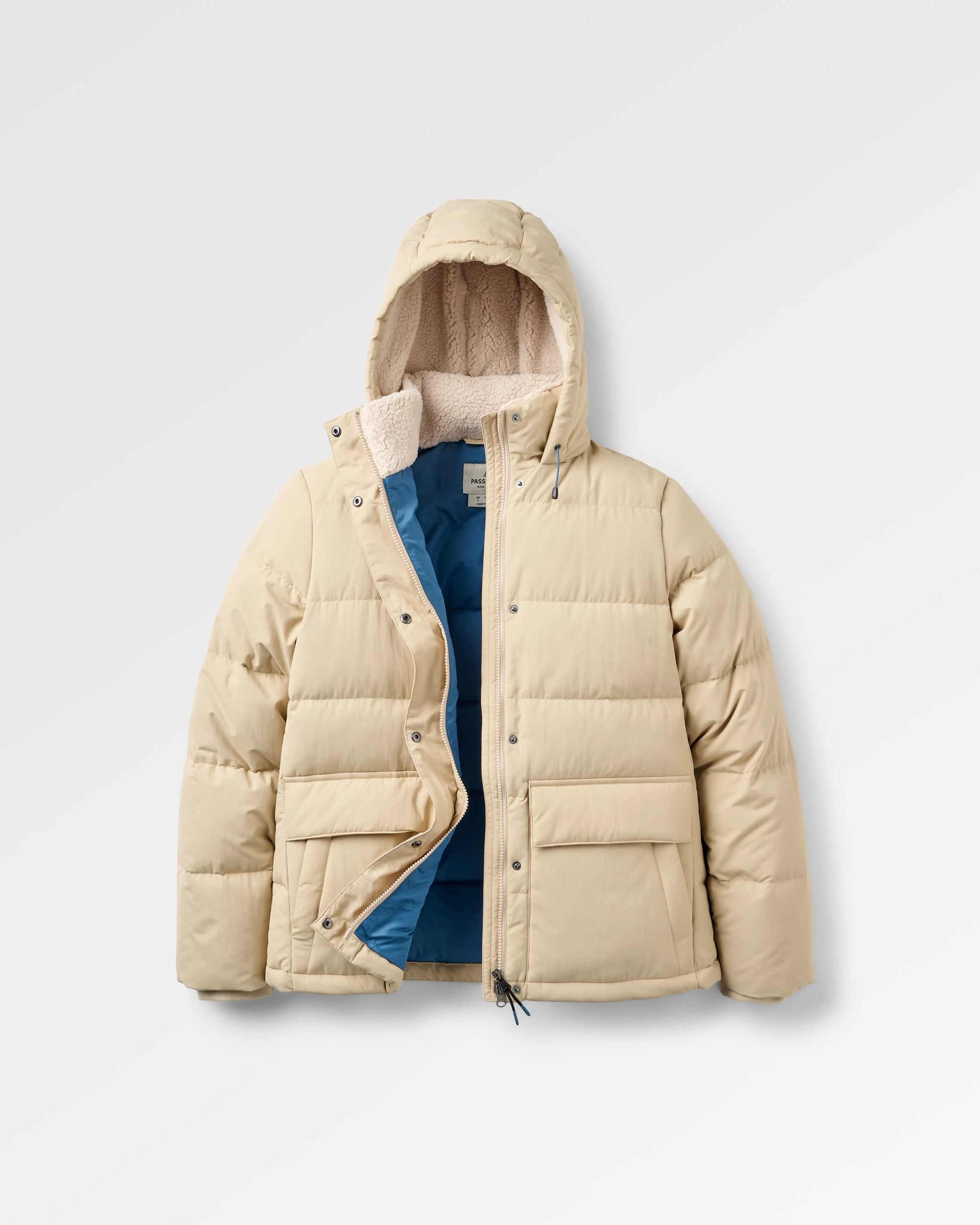 Nook Down Jacket - Stone - Flatlay