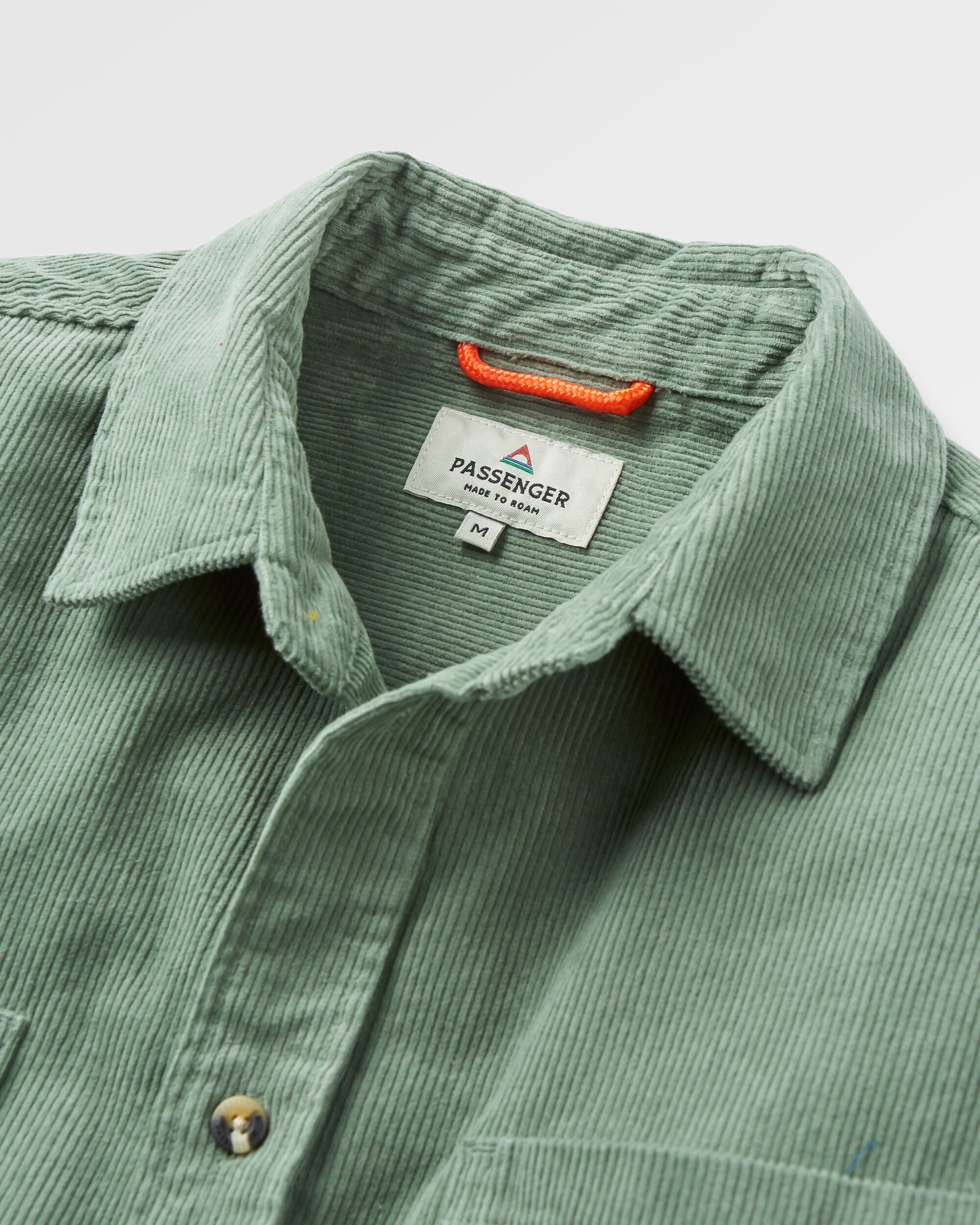 Backcountry Cord Shirt - Pistachio - Flatlay