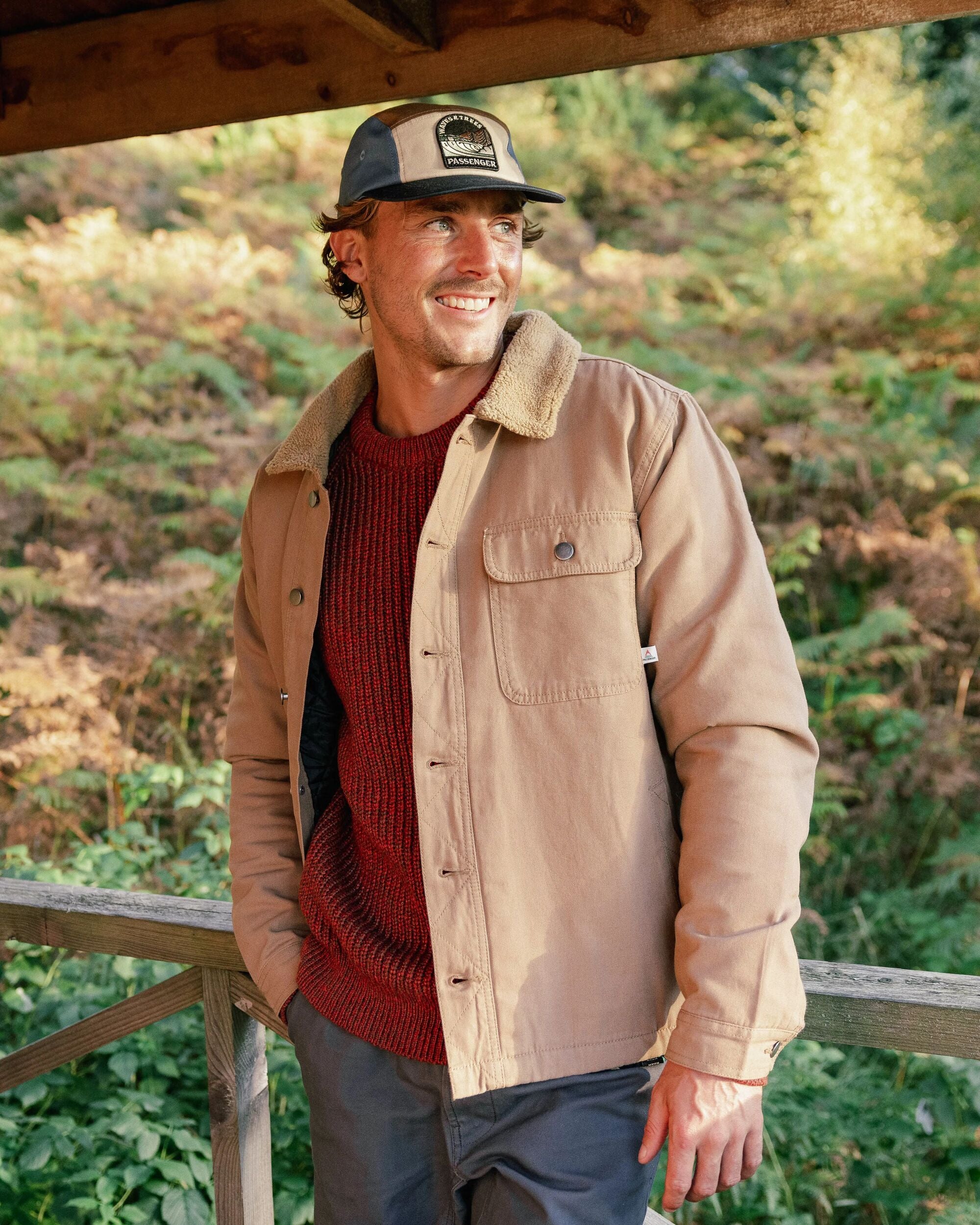Falcon Organic Cotton Jacket - Toffee - Lifestyle