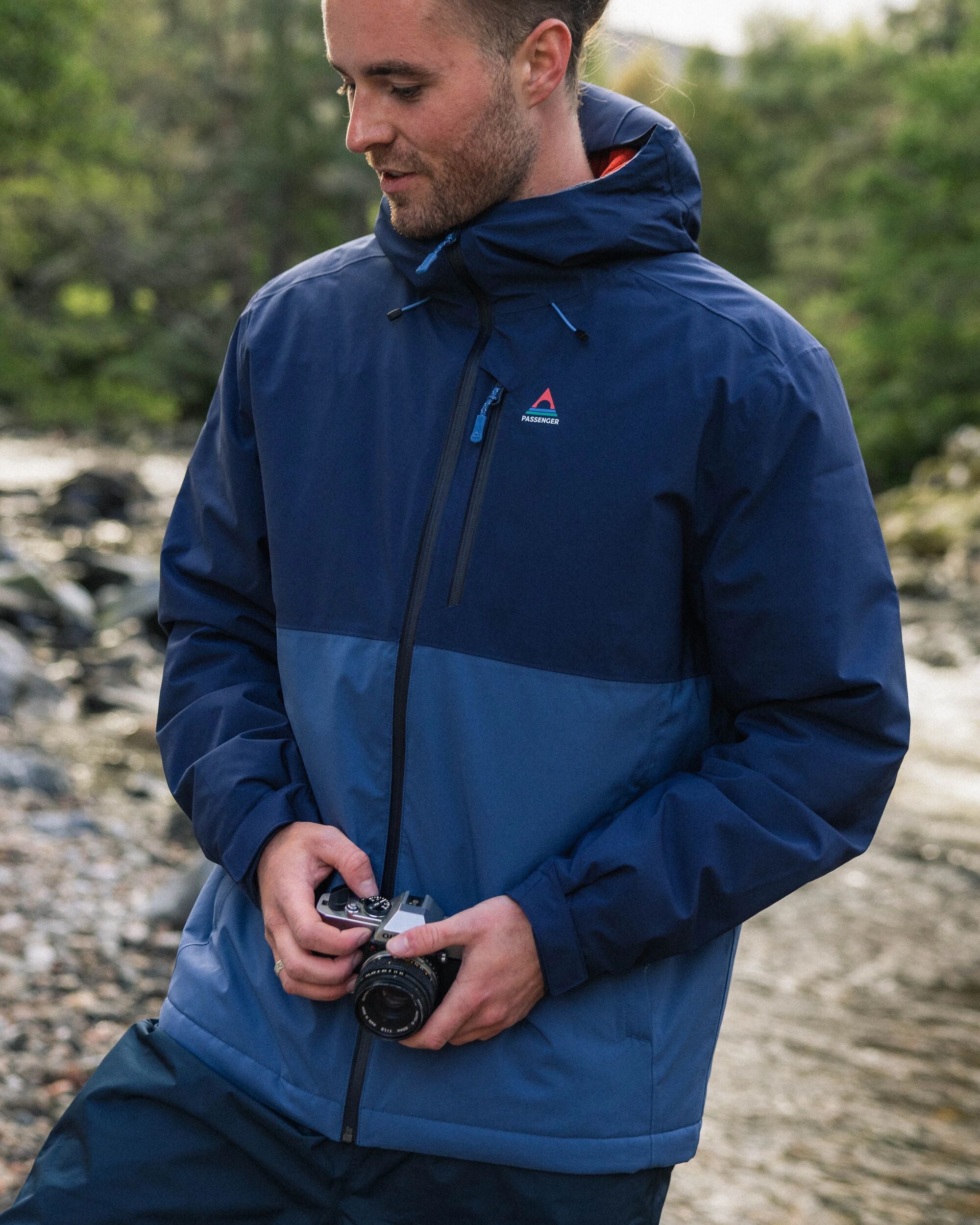 Eclipse Insulated Waterproof Jacket - Rich Navy - Lifestyle