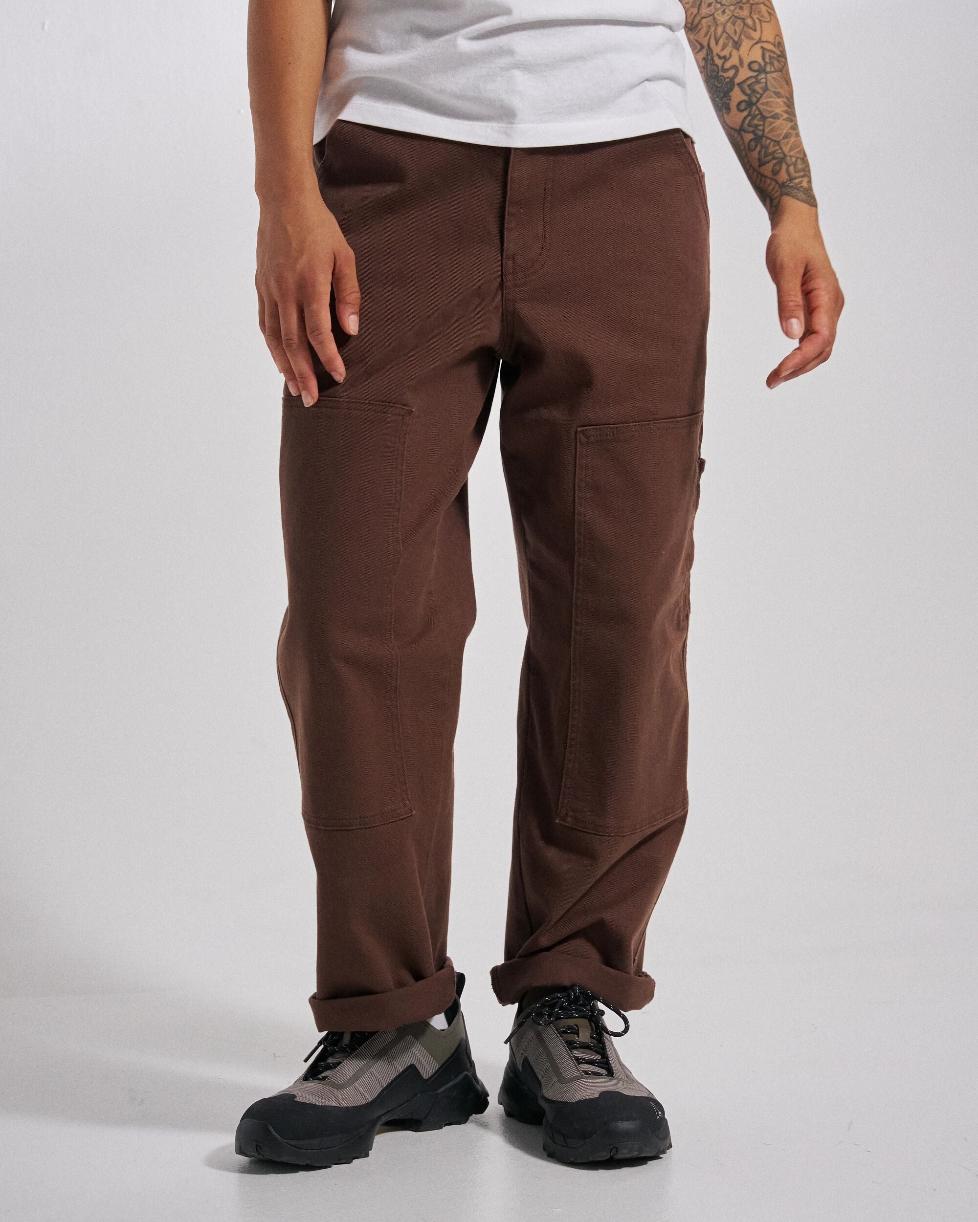 Fortuna Trousers - Chestnut - Studio Model