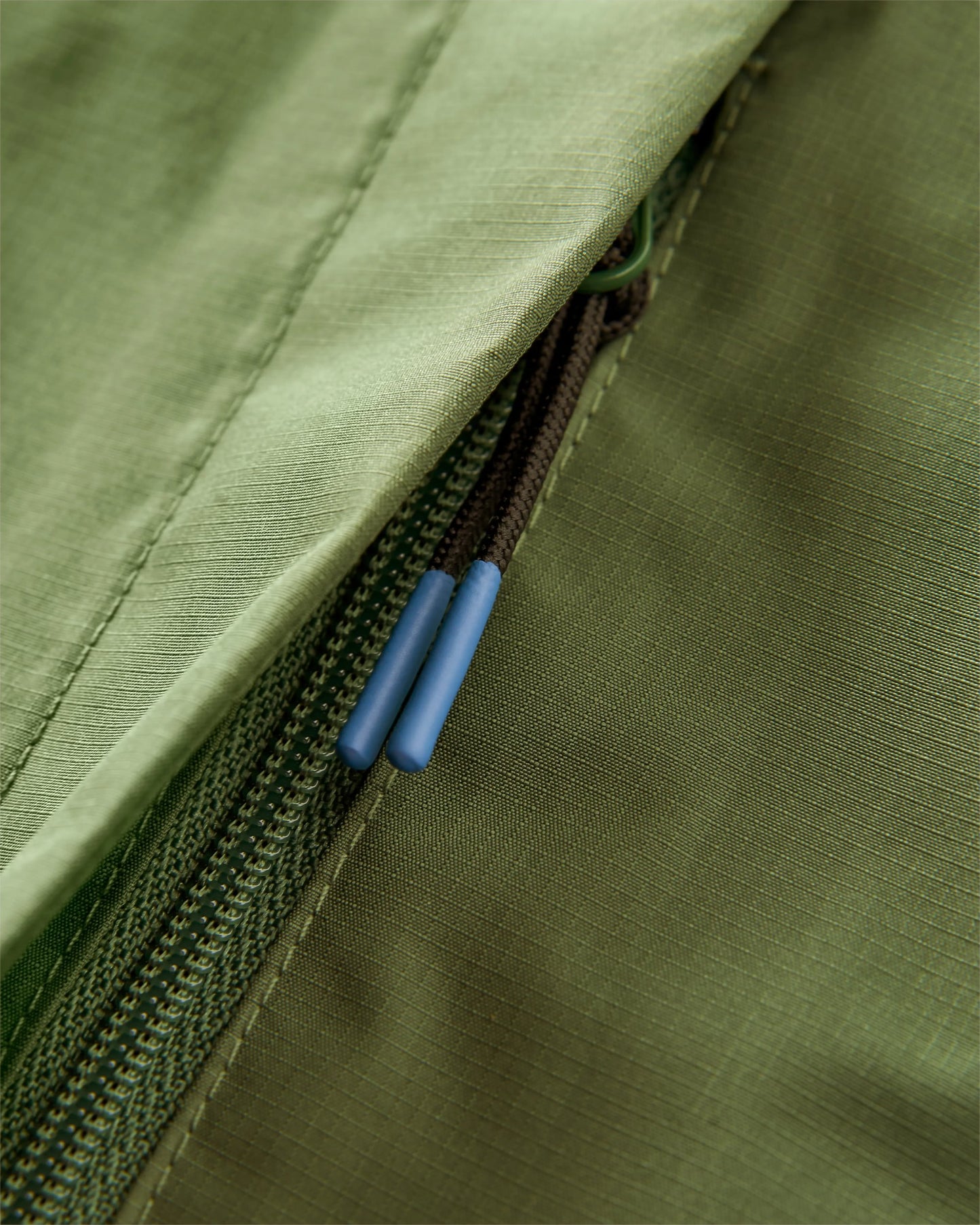 Trailscape Men's Recycled Waterproof Jacket - Dark Denim/Wild Green - Flatlay