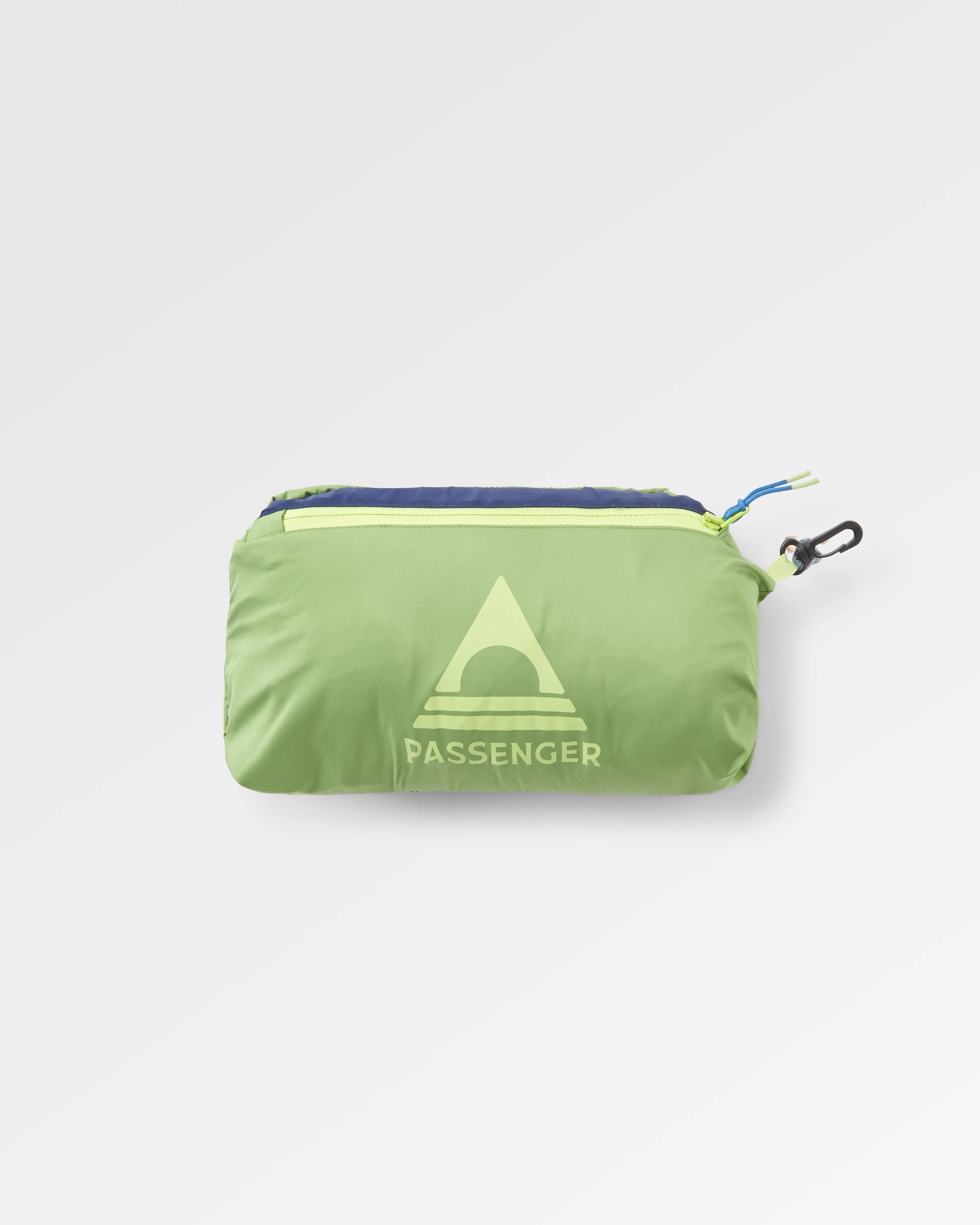 Ashland Down Recycled Gilet - Rich Navy/Pear Green - Flatlay