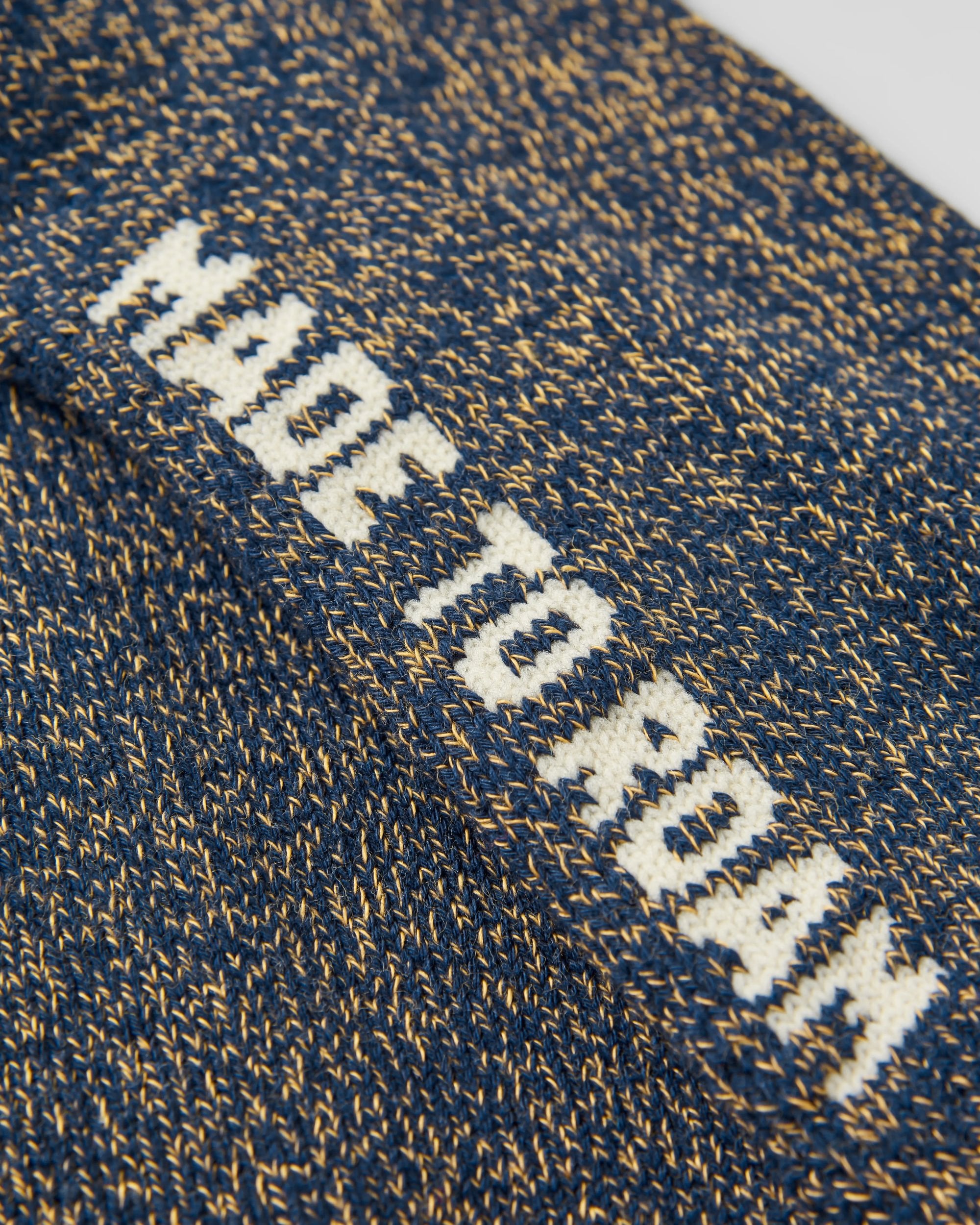 Thorne Heavyweight Socks - Rich Navy - Flatlay