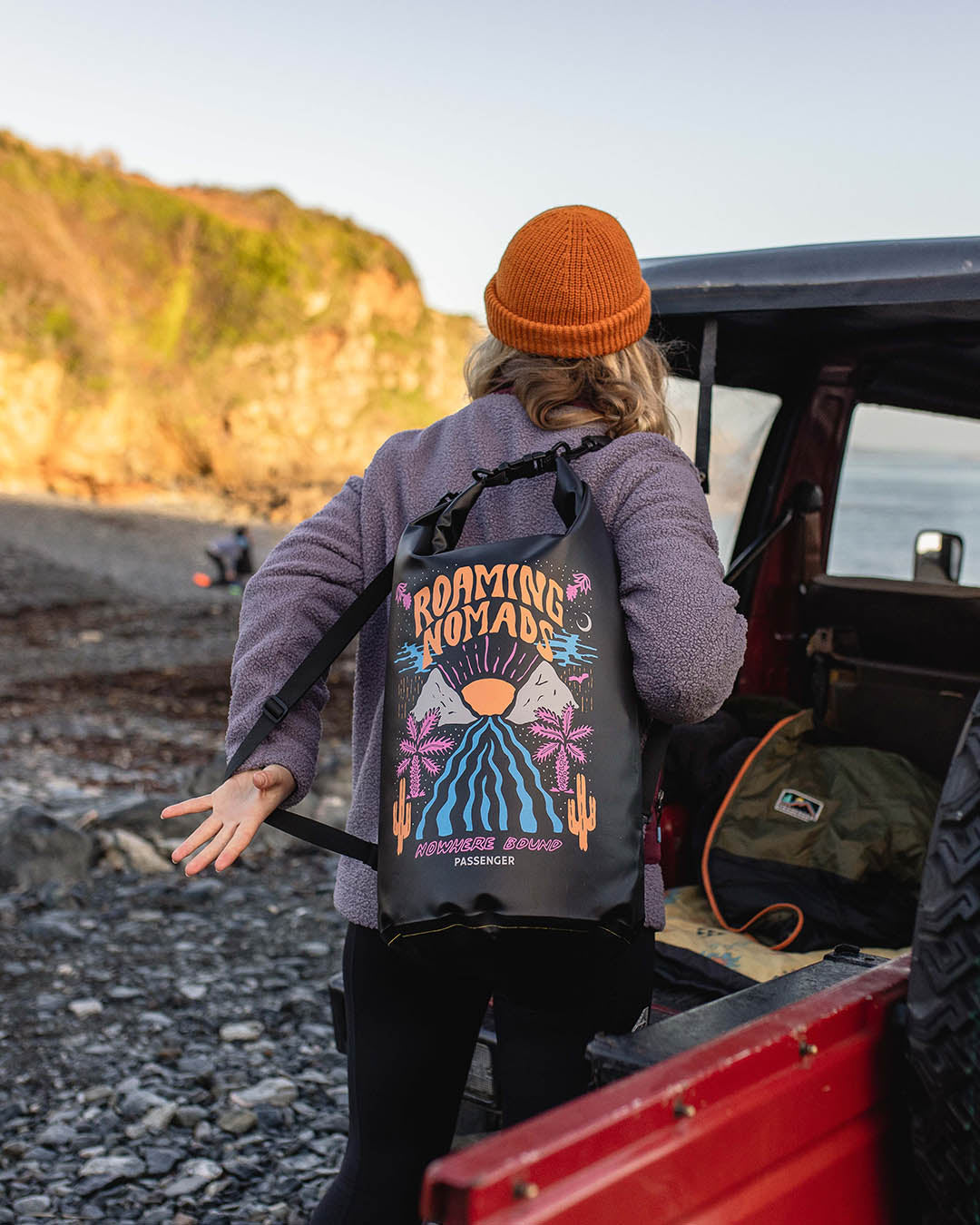 Tide 30L Recycled Dry Bag  - Roaming Nomads - Lifestyle - Female