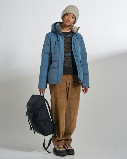 Nook Insulated Jacket - Stormy Blue - Studio Model