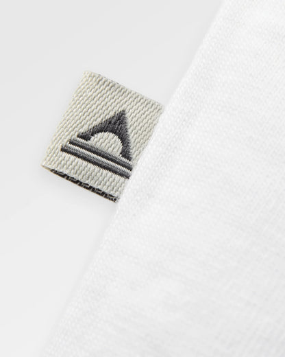 Classic Wordmark Regular Fit T-Shirt - White - Flatlay