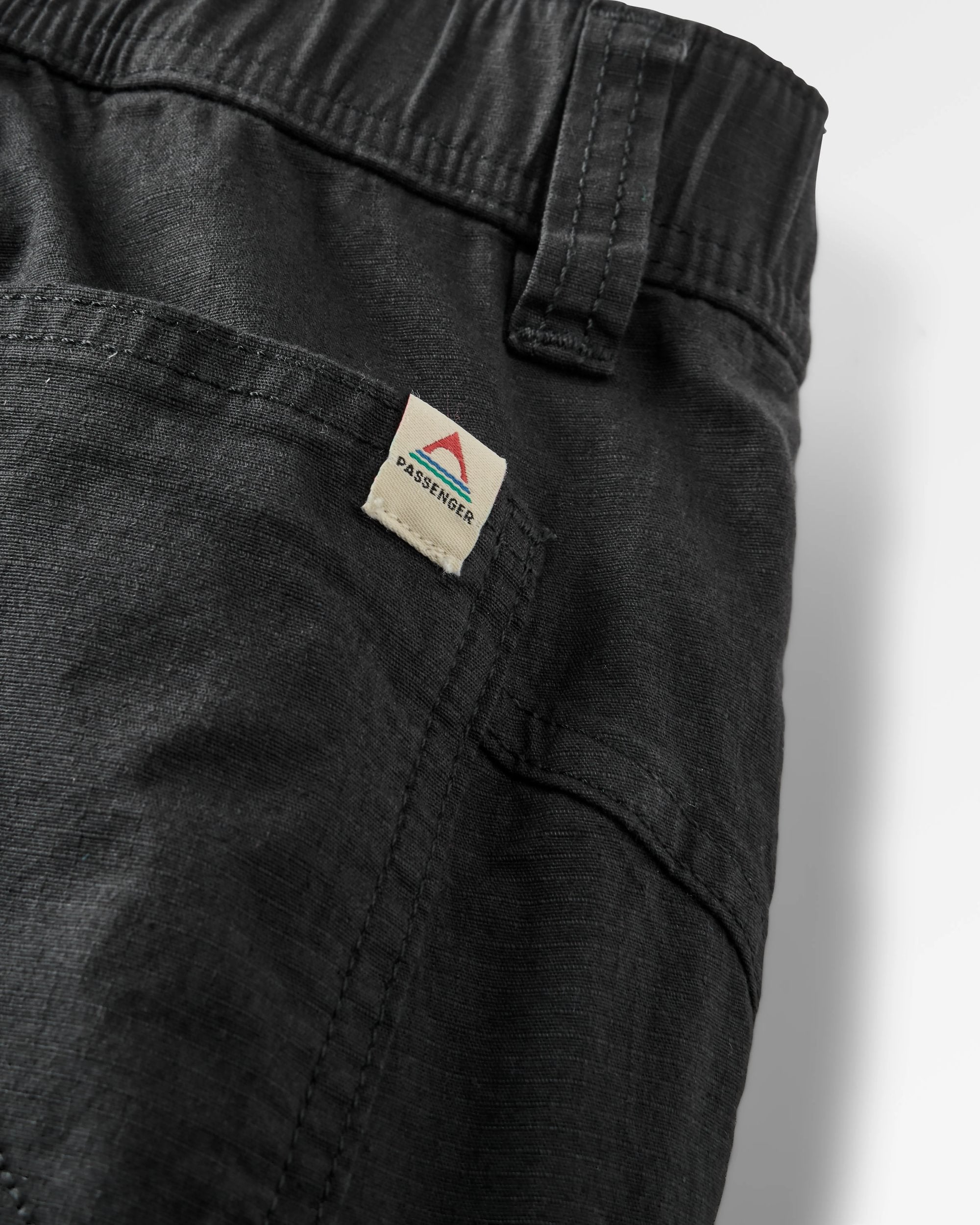 Kimmer Organic Cotton Trouser - Black - Flatlay