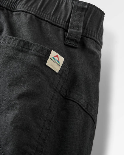 Kimmer Organic Cotton Trouser - Black - Flatlay