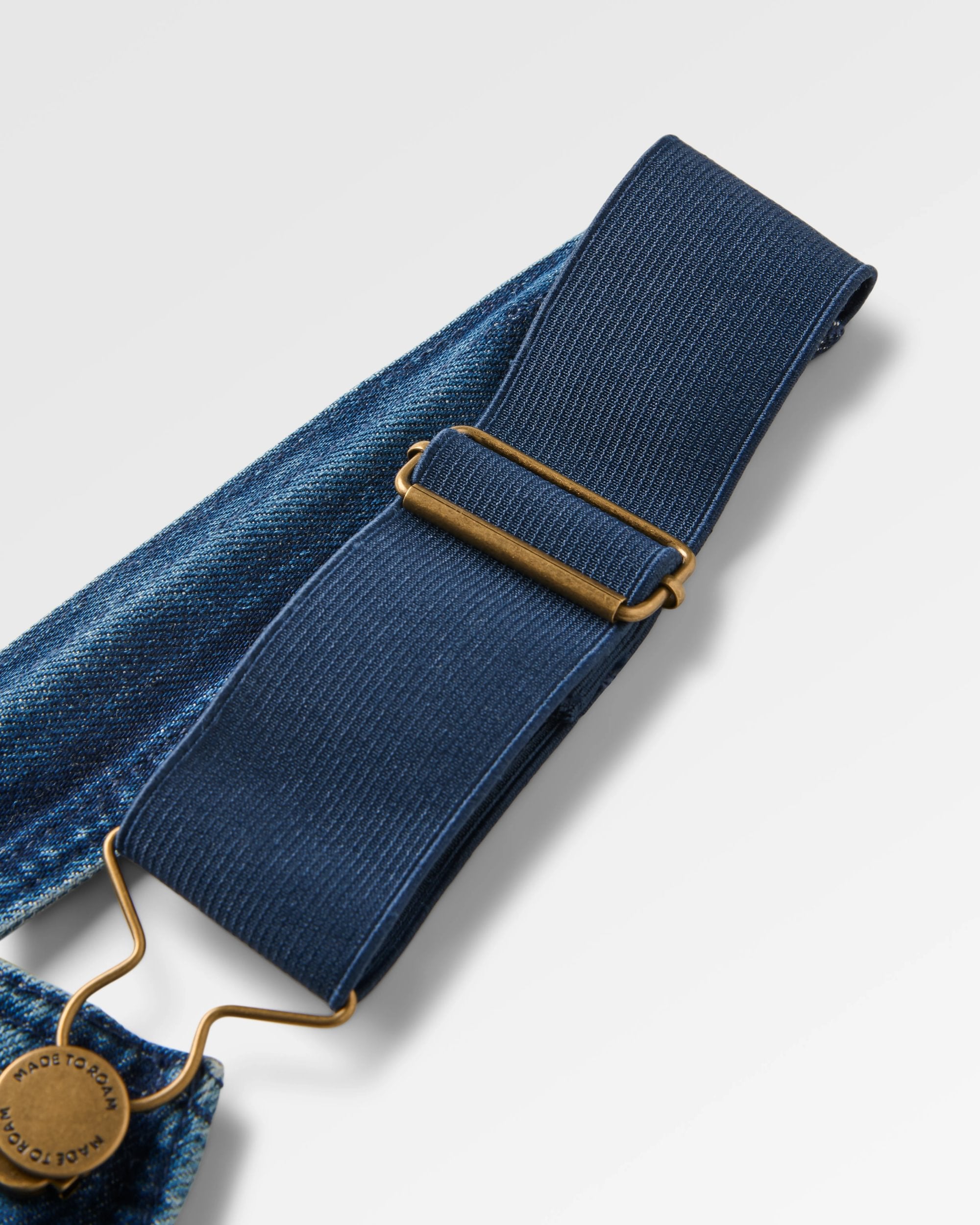 Shuffle Denim Dungarees - Denim Blue - Flatlay