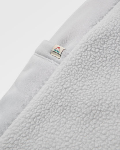 Campout Fleece Dungaree - Light Grey - Flatlay