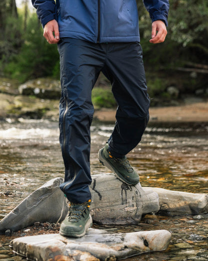 Droplet Waterproof Recycled Trouser - Deep Navy