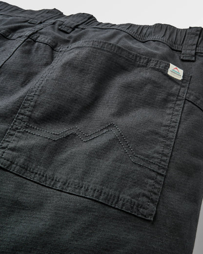 Kimmer Ripstop Short - Black - Flatlay