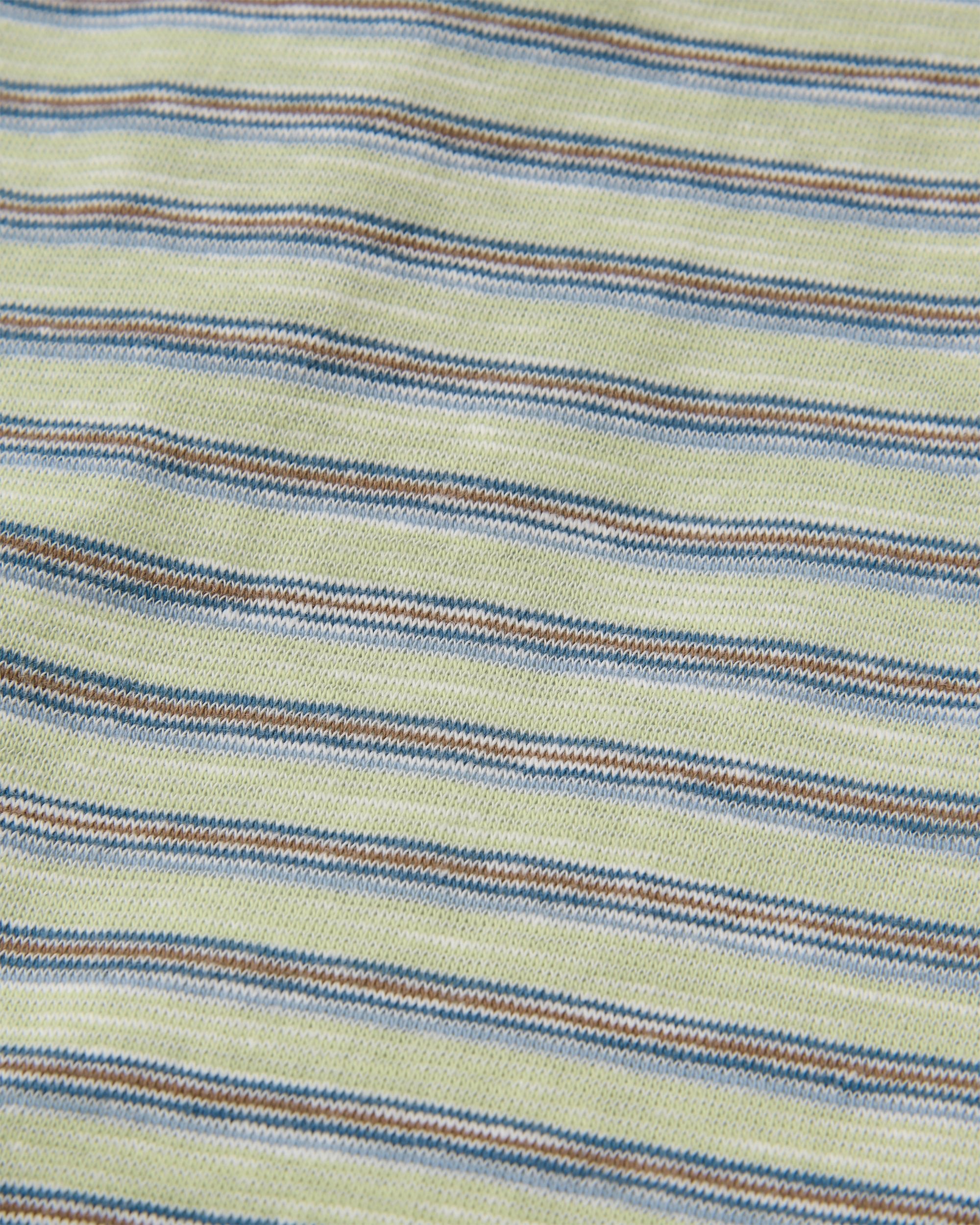 Sunscape Stripe Pocket T-Shirt - Seafoam - Flatlay