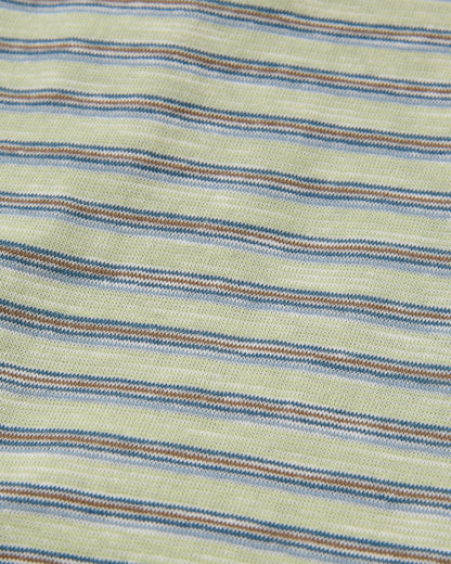 Sunscape Stripe Pocket T-Shirt - Seafoam - Flatlay