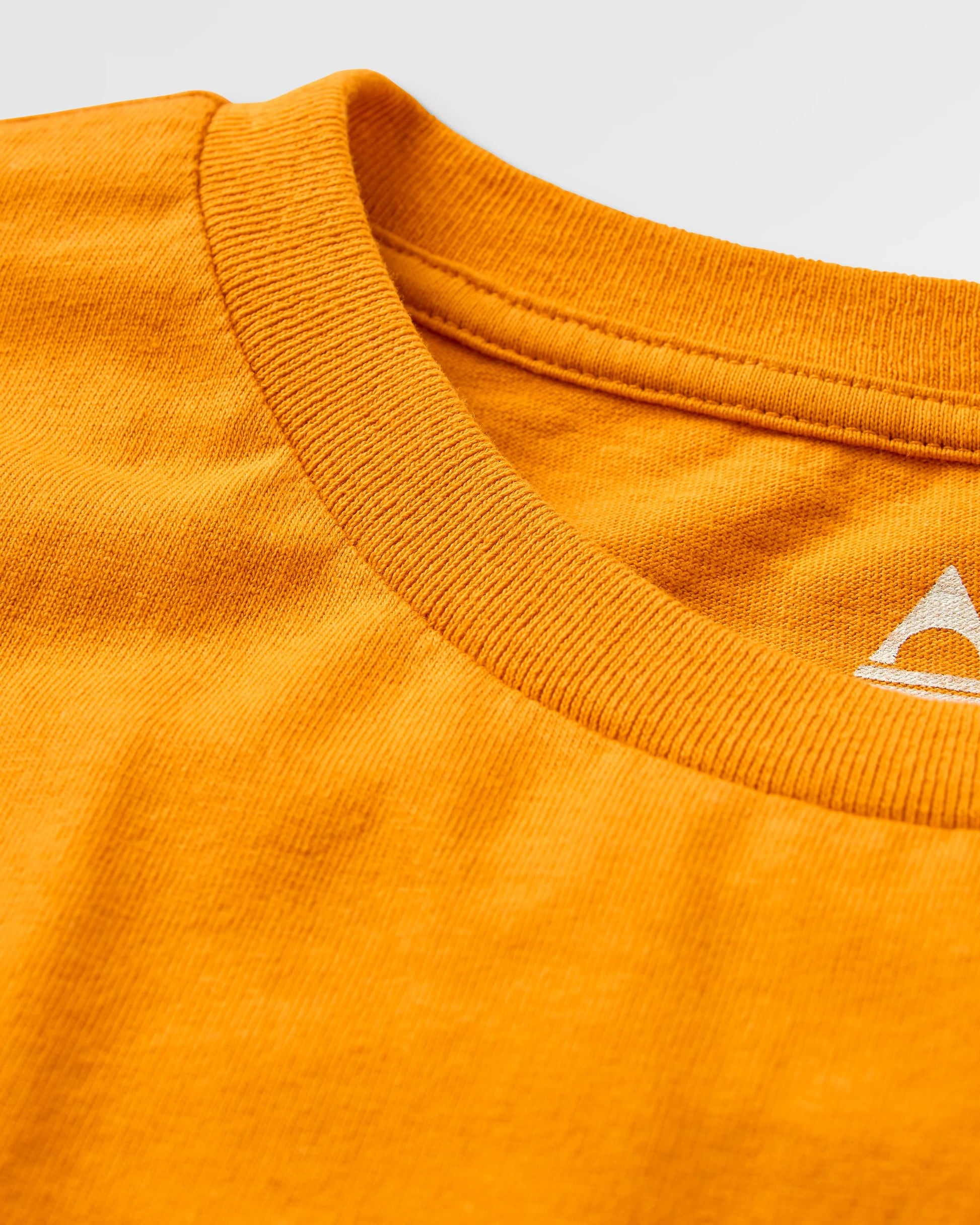 Golden Hour Recycled Cotton T-Shirt - Sunrise Orange