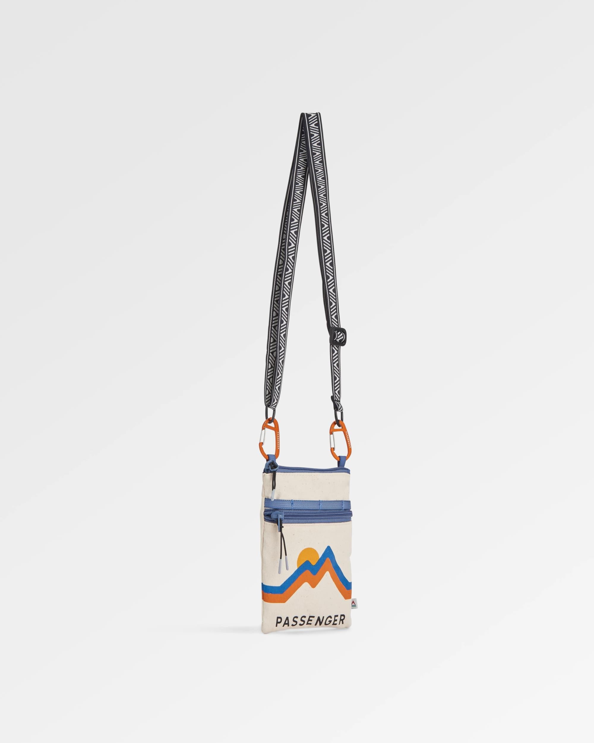 Journey Organic Crossbody Bag - Pebble Grey - Flatlay