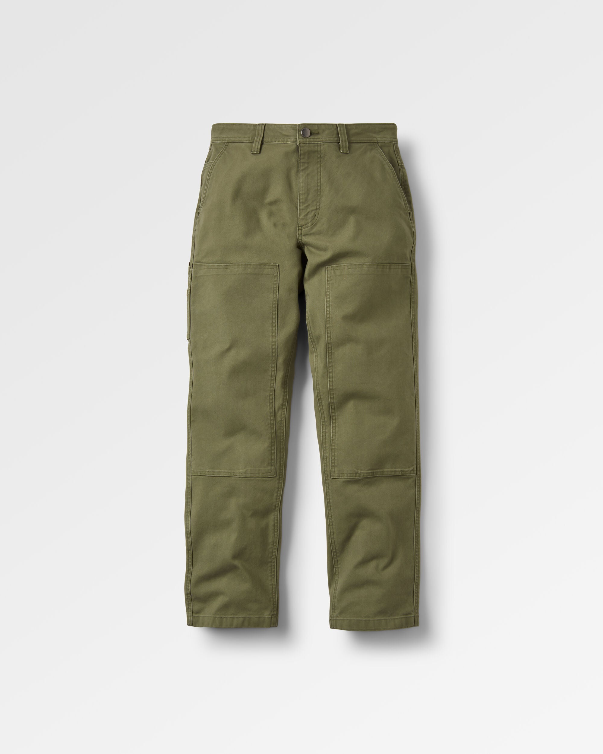 Vantage Organic Cotton Trouser - Khaki - Flatlay