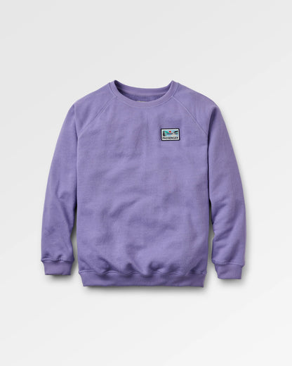 Sneak Sweatshirt - Retro Purple - Flatlay