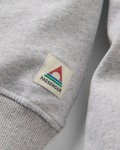 Heritage Women's Sweatshirt - Mid Grey Marl - Flatlay