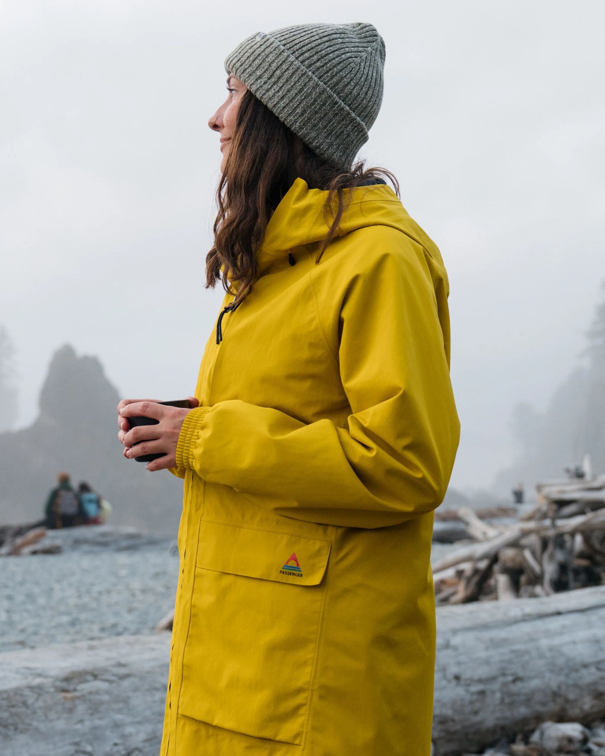 Serein Waterproof Parka - Heritage Yellow - Lifestyle