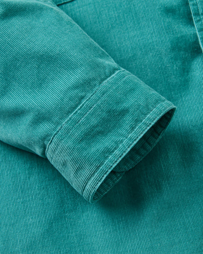 Backcountry Cord Light Shirt - Ocean Teal - Flatlay
