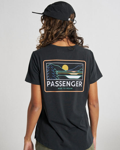Roamer Women's Drirelease® Active T-Shirt - Black - Studio Model