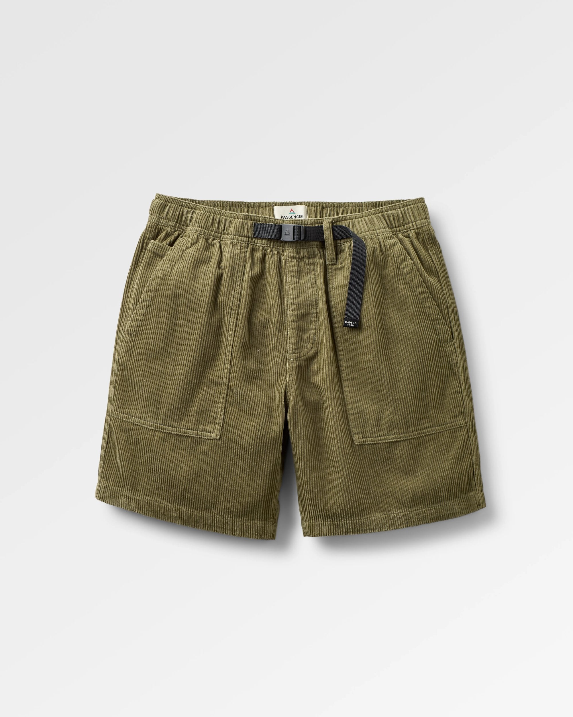 Shack Cord Short - Khaki - Flatlay
