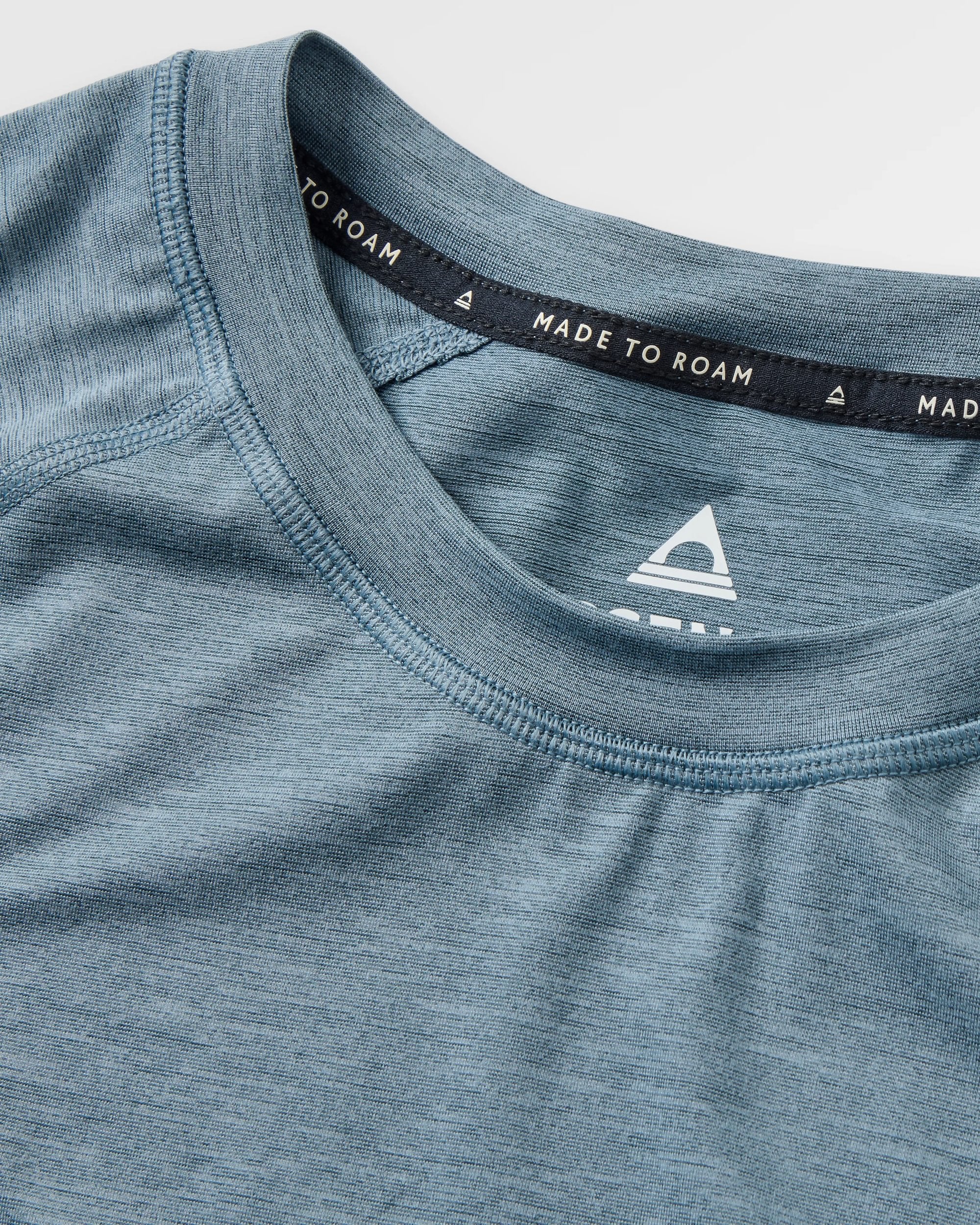 Light Ray Lightweight UPF50 LS T-Shirt - Storm Grey Marl - Flatlay
