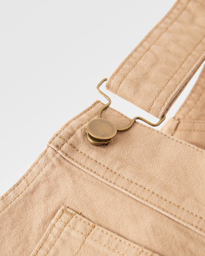 Vantage 2.0 Organic Cotton Dungaree - Biscuit - Flatlay