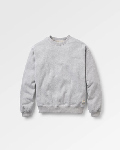 Heritage Women's Sweatshirt - Mid Grey Marl - Flatlay