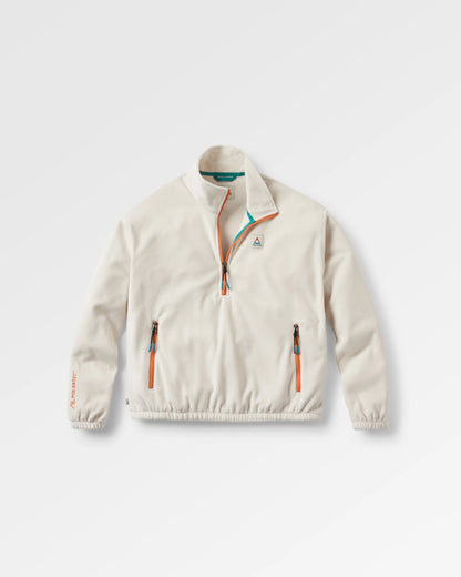Ayla Recycled Micro Polartec® Fleece - Vintage White - Flatlay